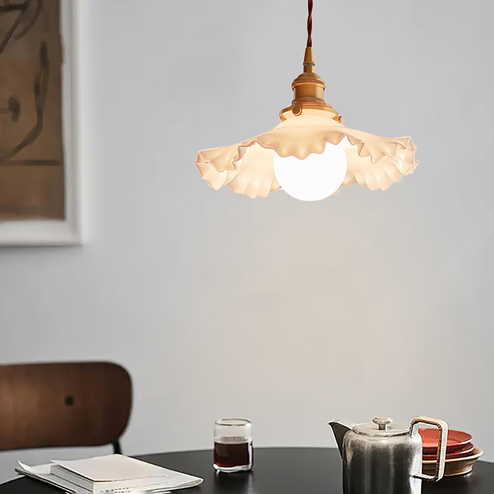 Small Floral Pendant Lamp