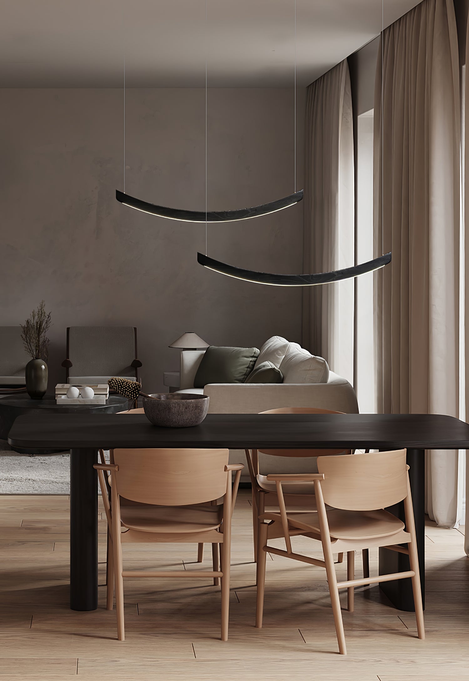 Felix Crescent Pendant Lamp