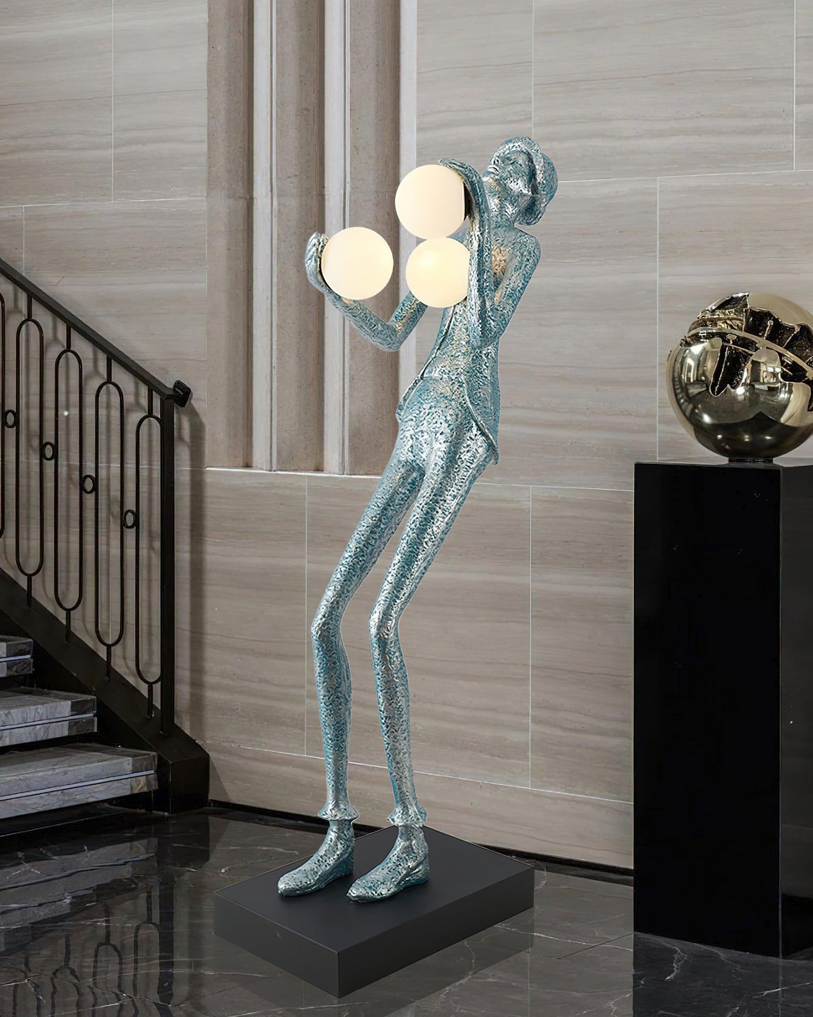 Gentleman Sculpture Floor Lamp