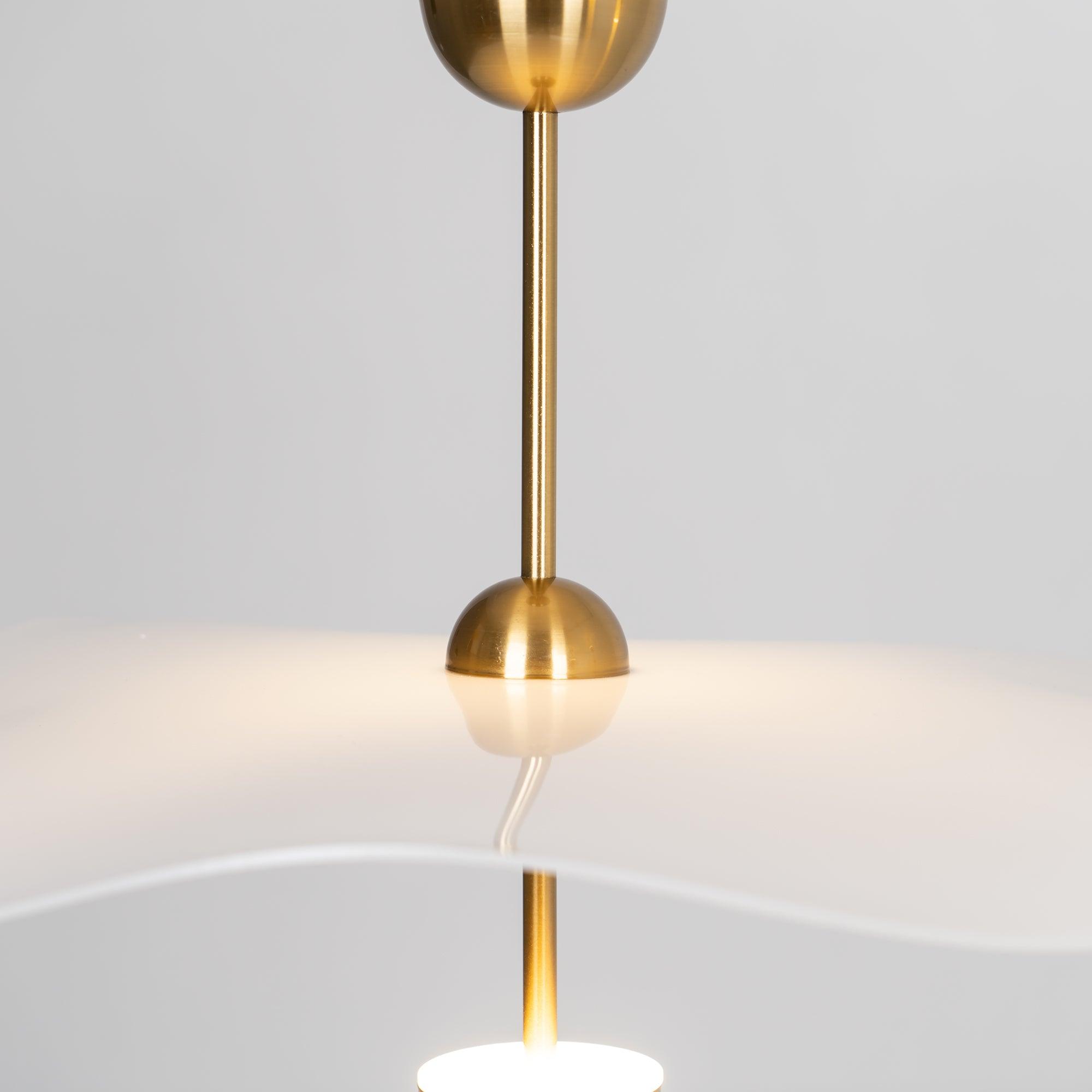 Envolee Double Biscuit Pendant Light