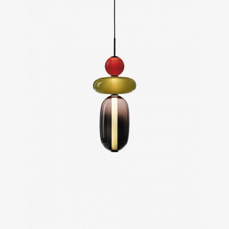 Candied Glass Combo Pendant Light