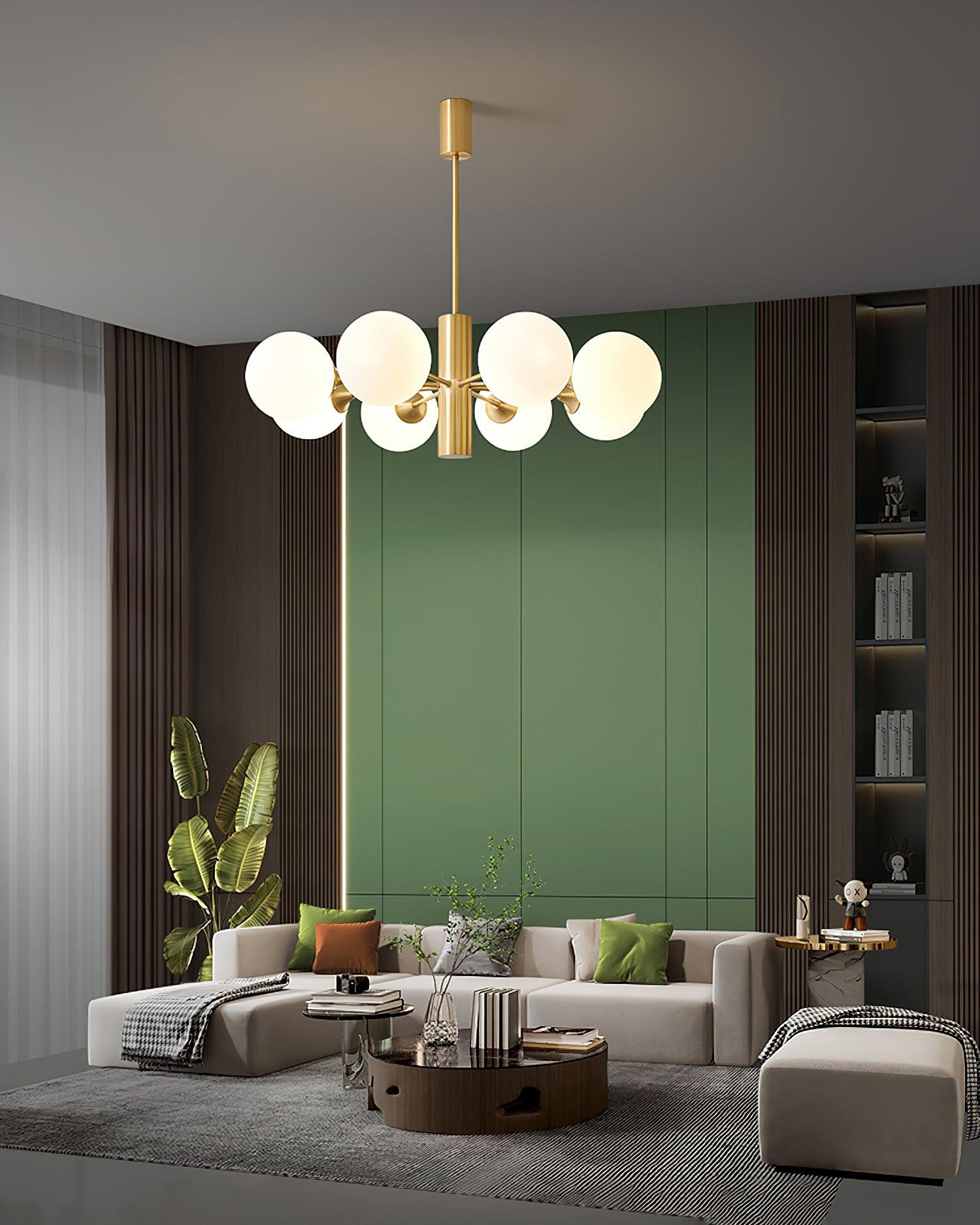 Stella Brass Chandelier