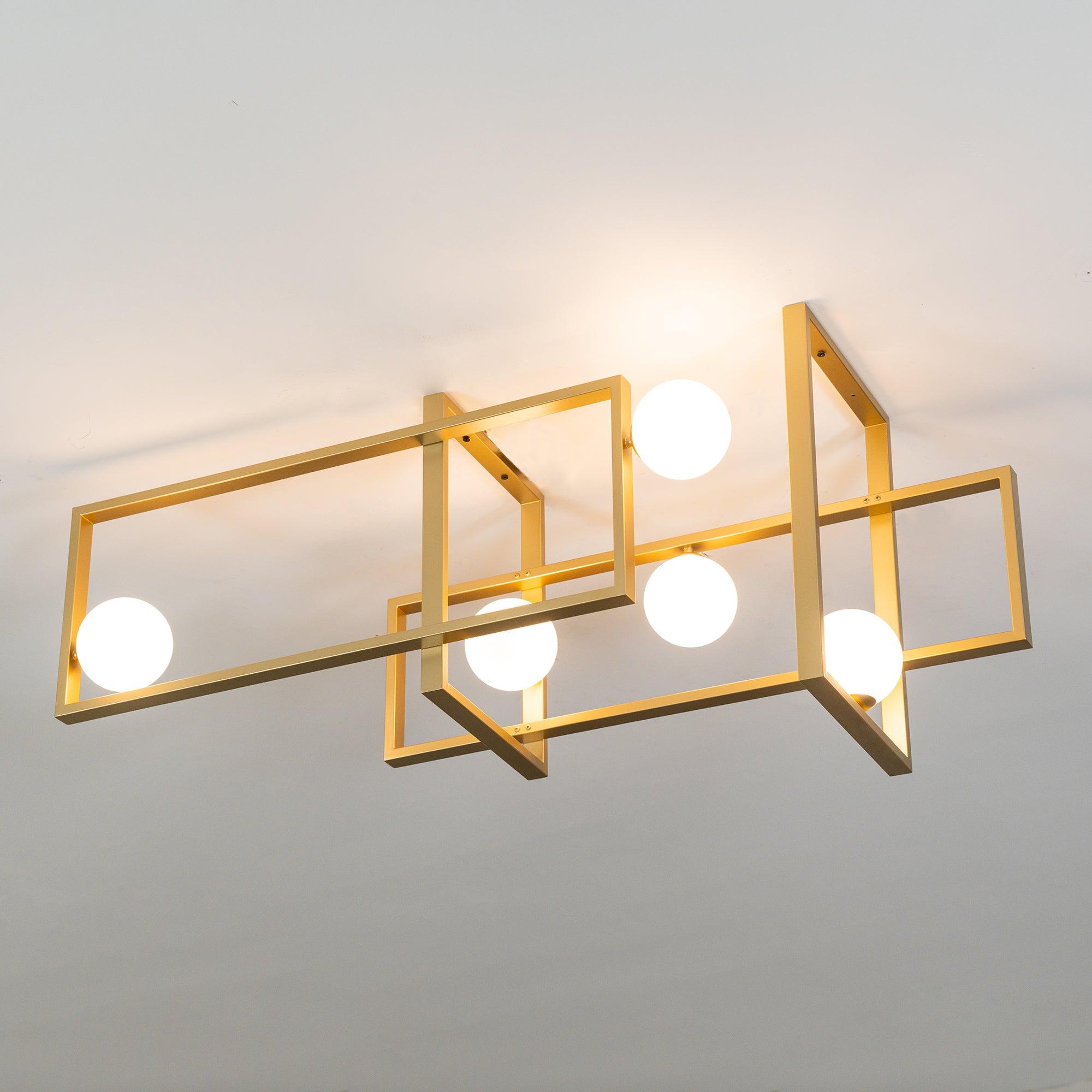 Mondrian Glass Ceiling Light