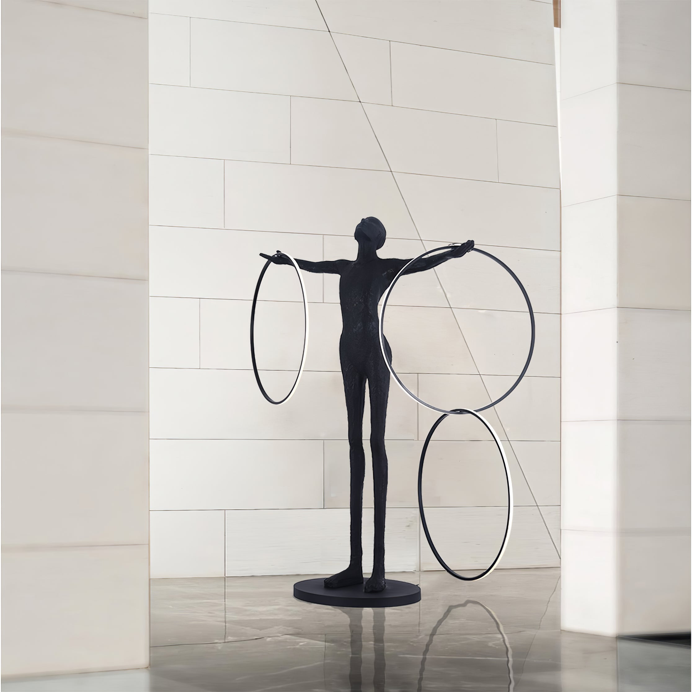 Trinity Life Sculpture Floor Lamp