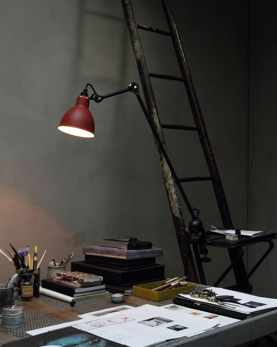 Versa Glide Clamp Table Lamp