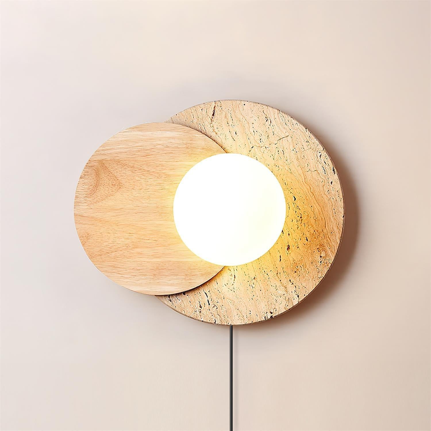 Lunar Eclipse Plug-in Wall Lamp