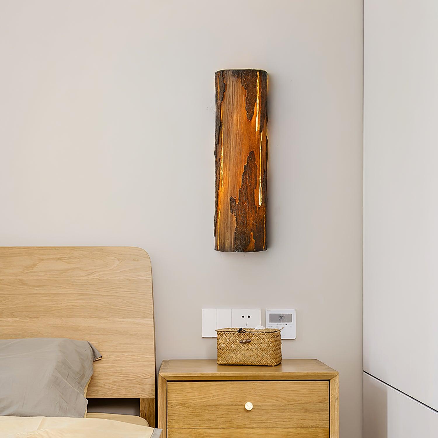 Broken Bark Wall Light