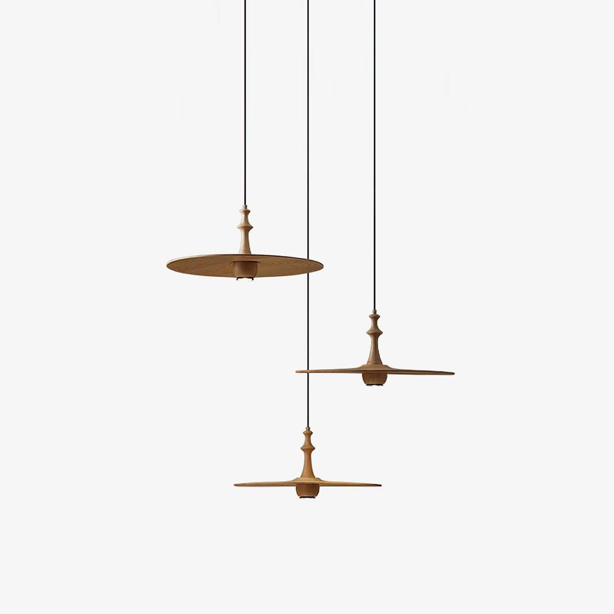 Spindle Disc Pendant Lamp