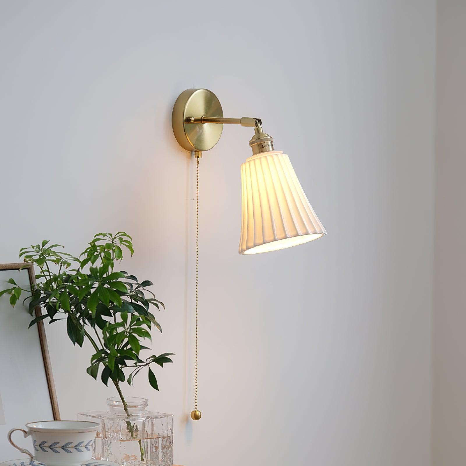 Trumpet Ceramic Wall Light