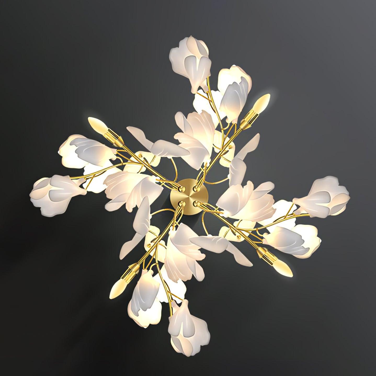 Gingko Flowers Plug-in Wall Lamp