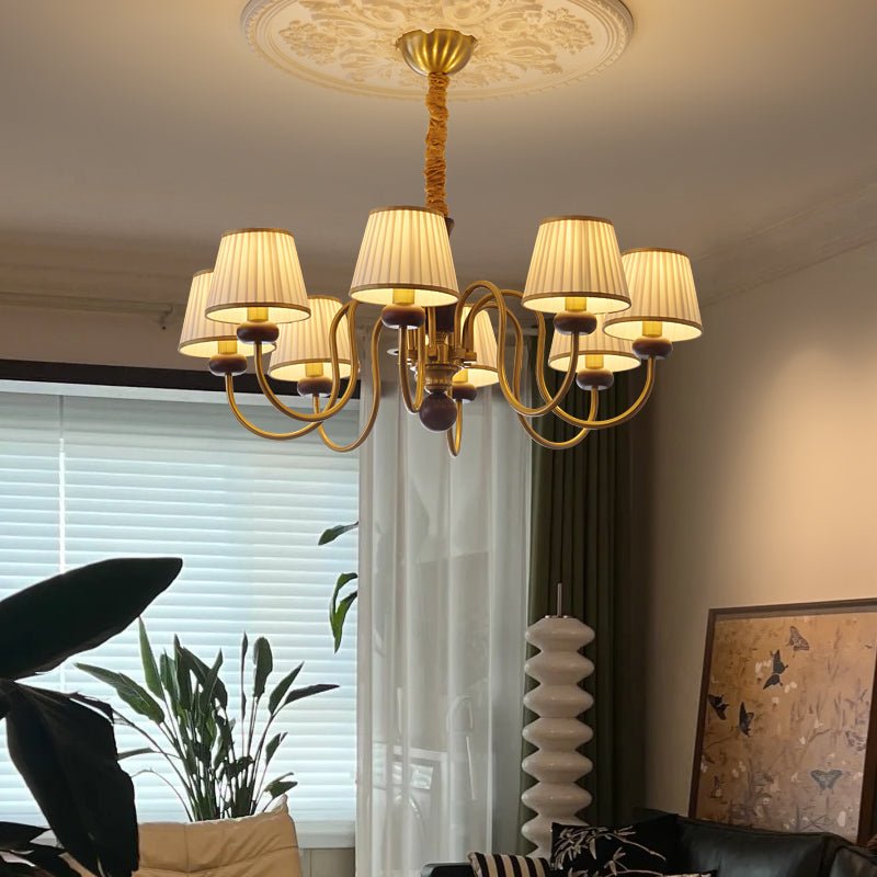 Walden Pleat Chandelier