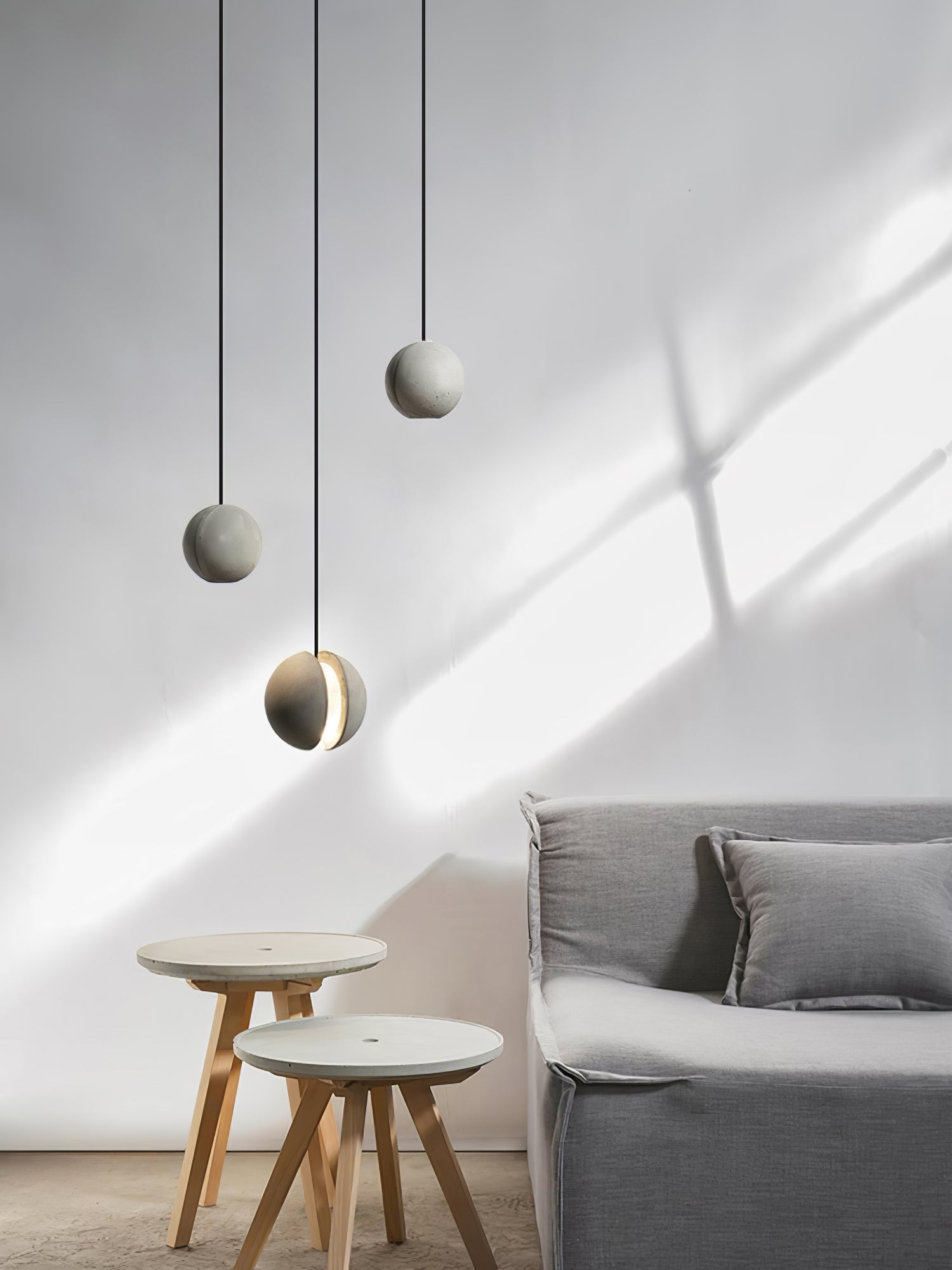 Moon Concrete Pendant Lamp