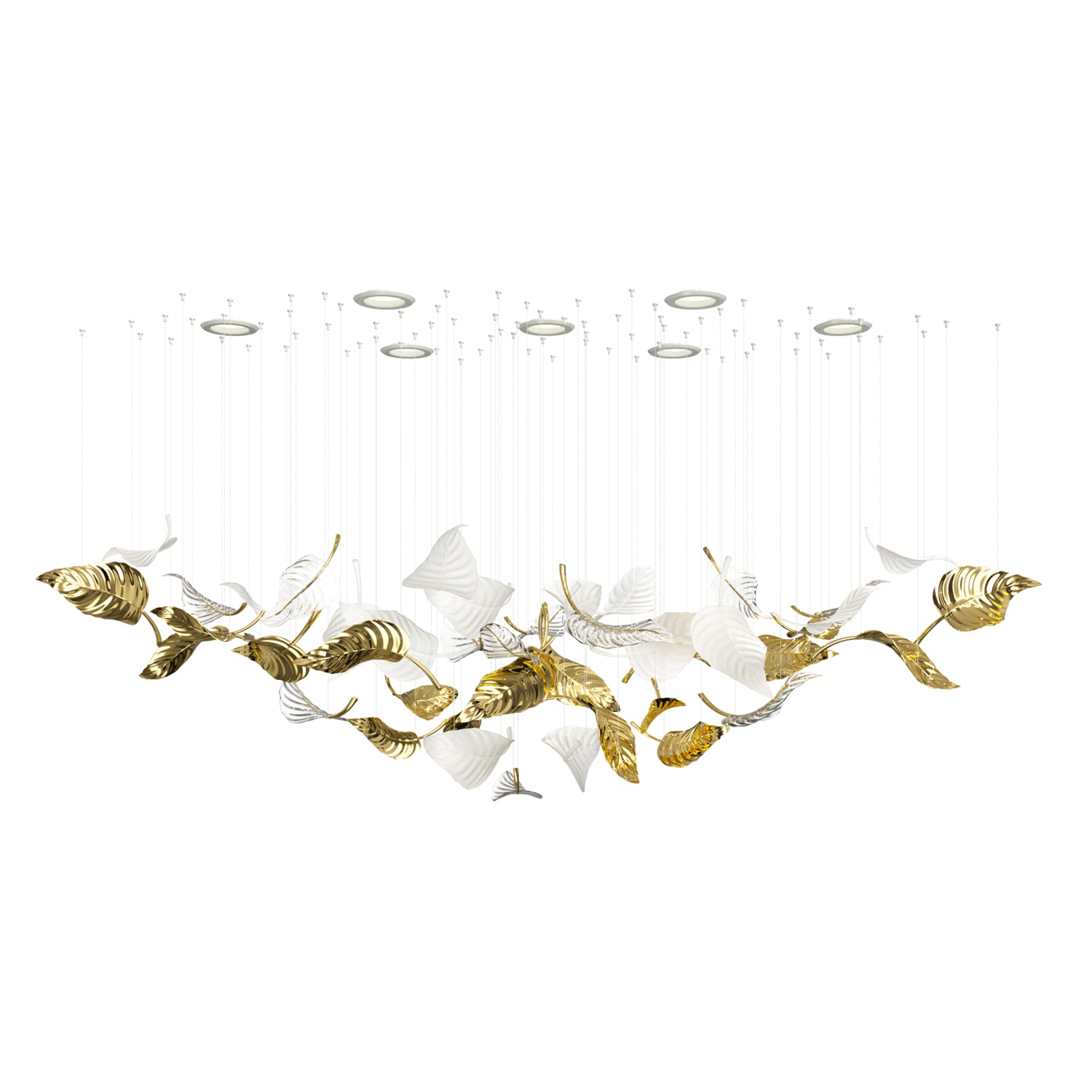 Linden Leaves Chandelier