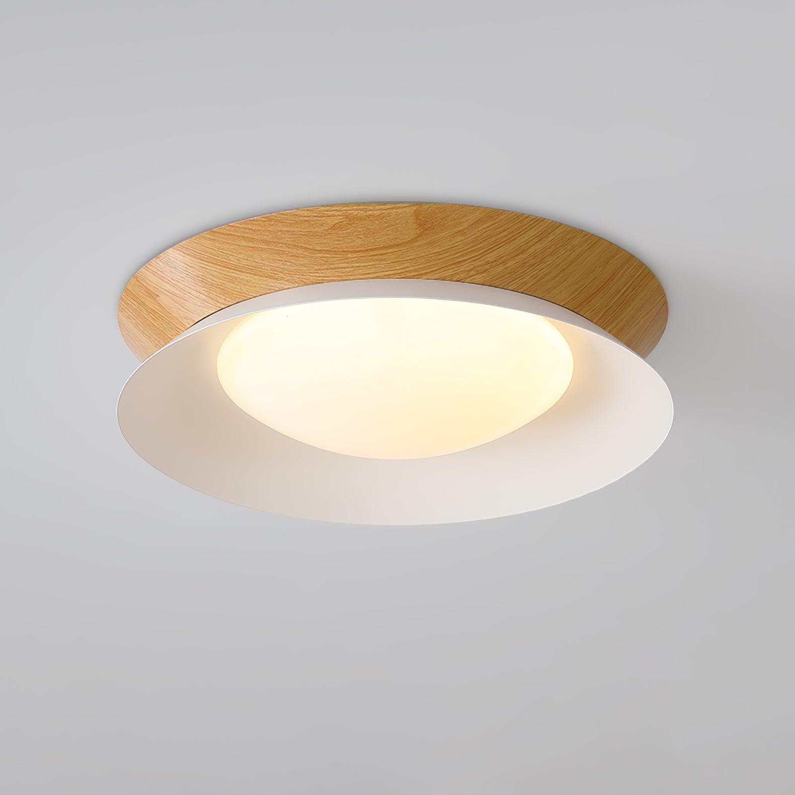 Double Half Round Ceiling Light