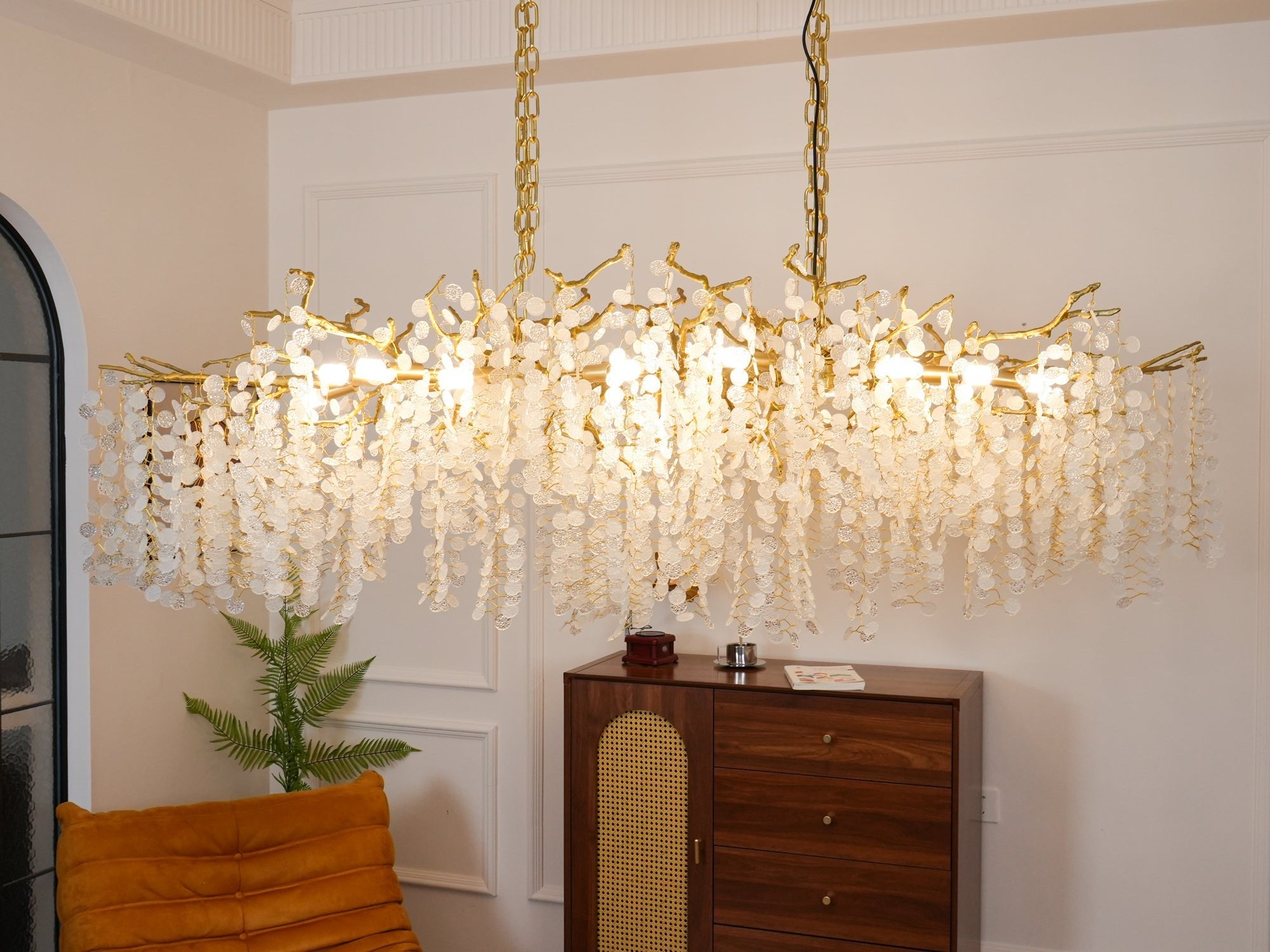 Shiro Noda Crystal Chandelier