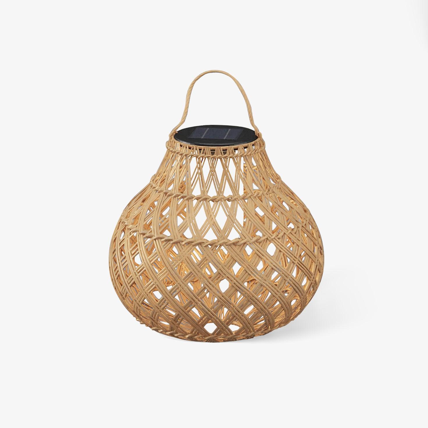 Woven Sphere Lantern Outdoor Lamp