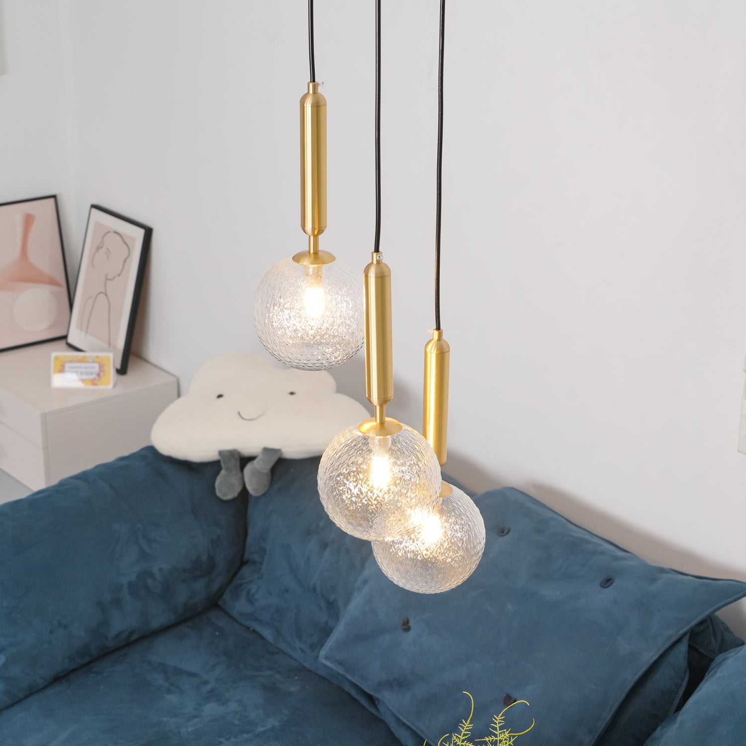 Miira Brass Pendant Light