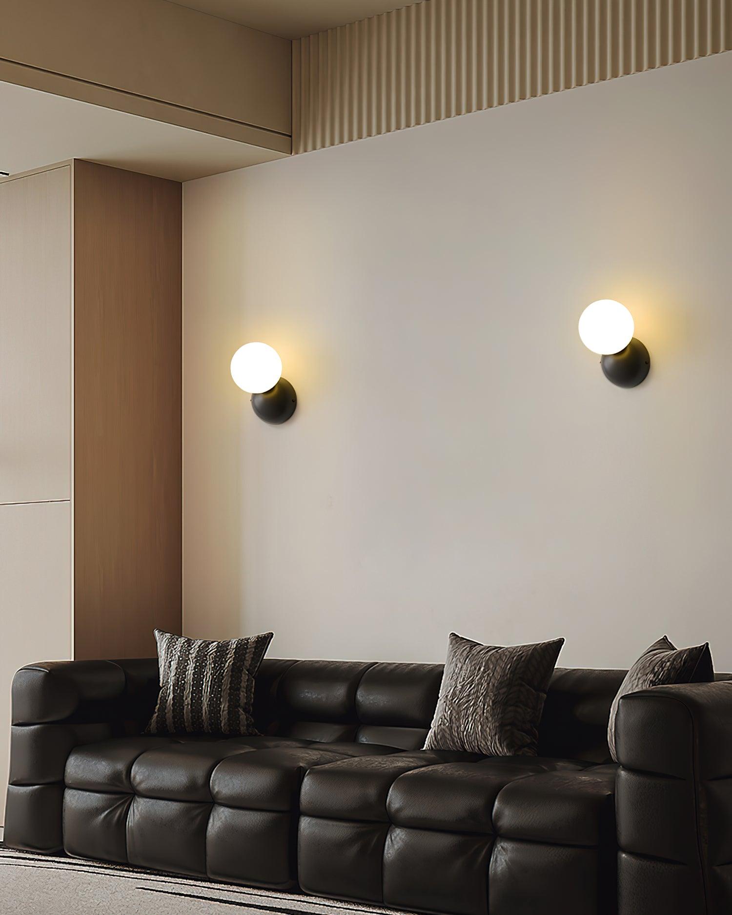 Single Globe Wall Light