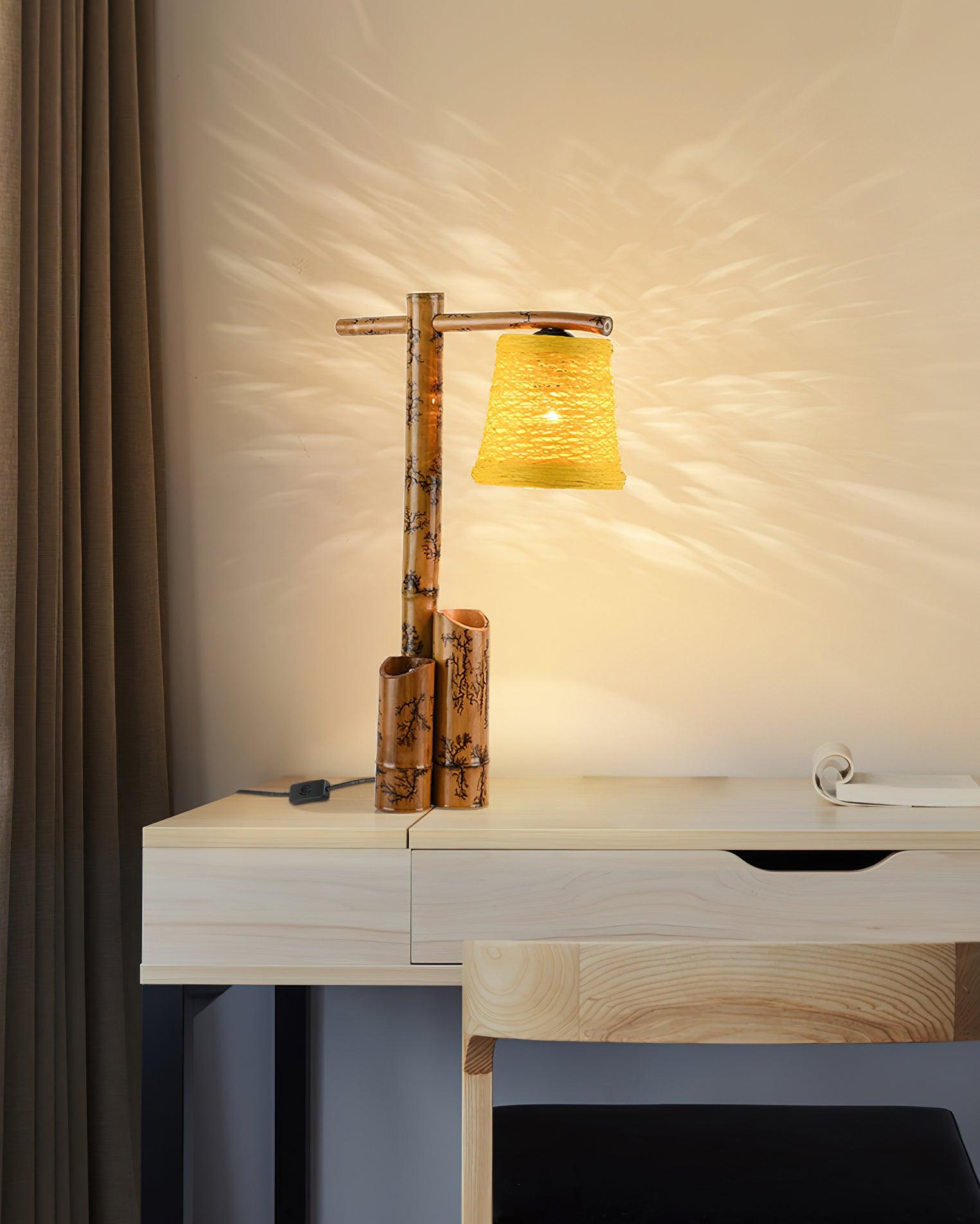 Bamboo Zen Table Lamp