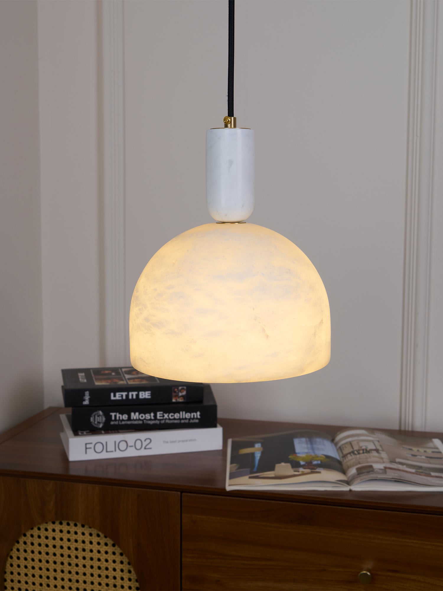 Blair Alabaster Pendant Light