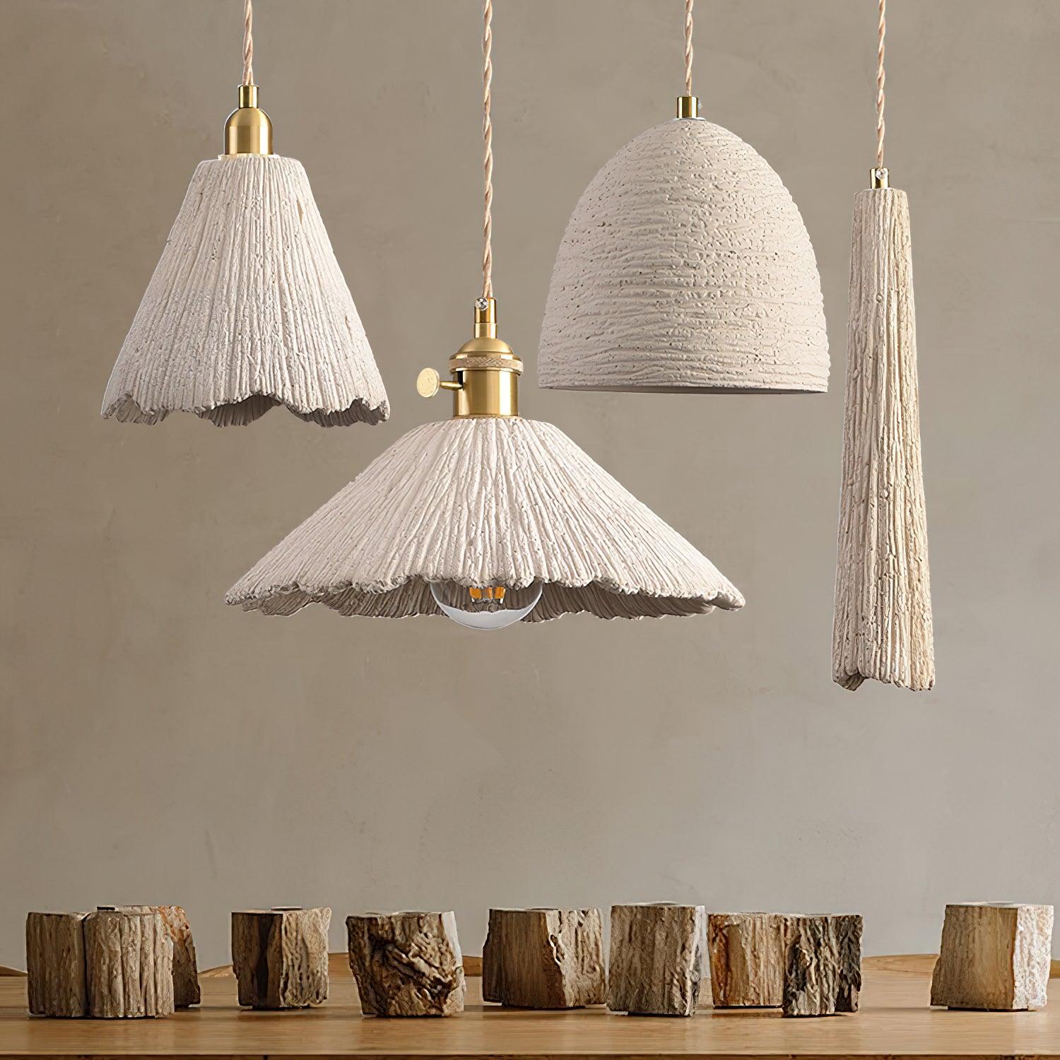 Microcement Pendant Lamp