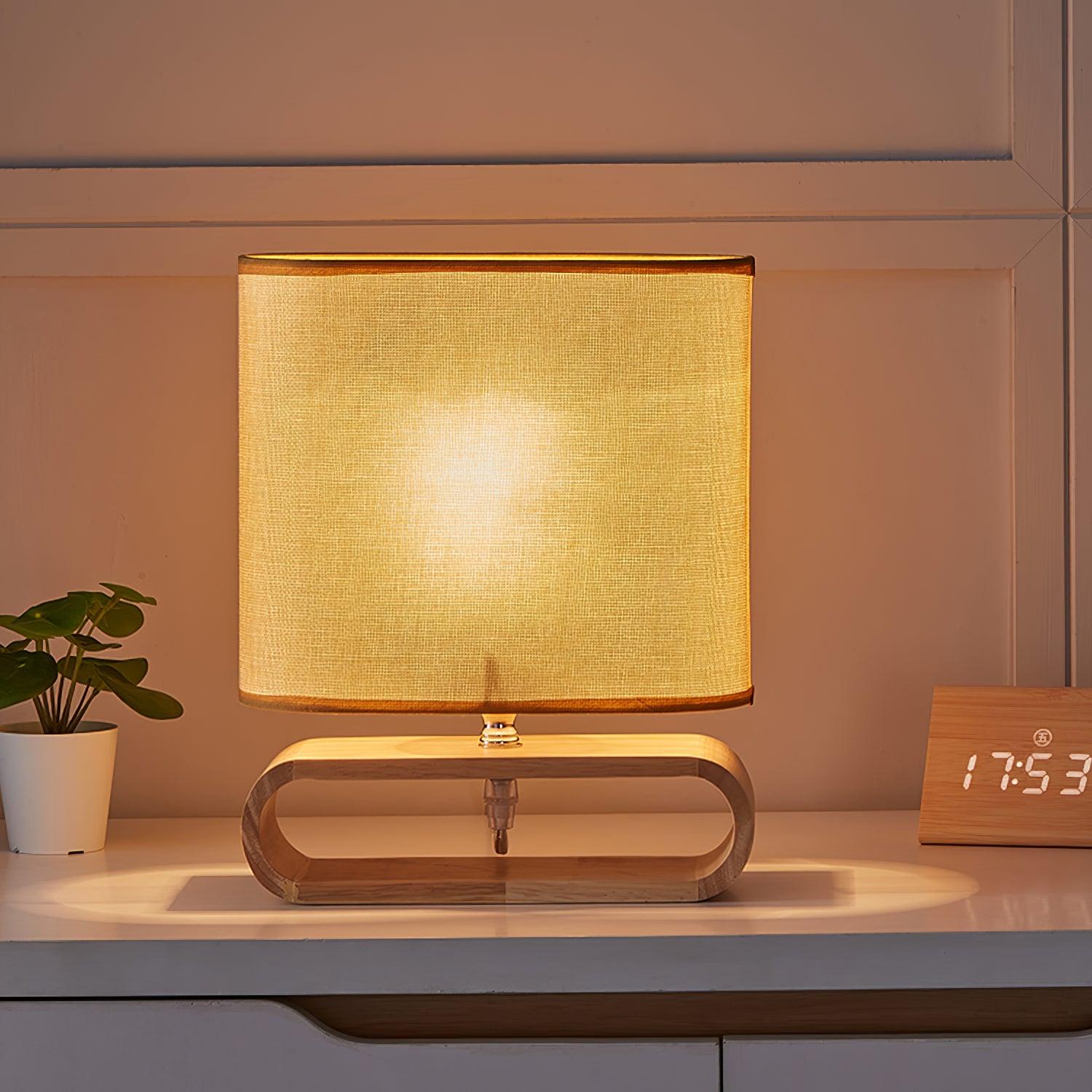 Moti Wood Table Lamp