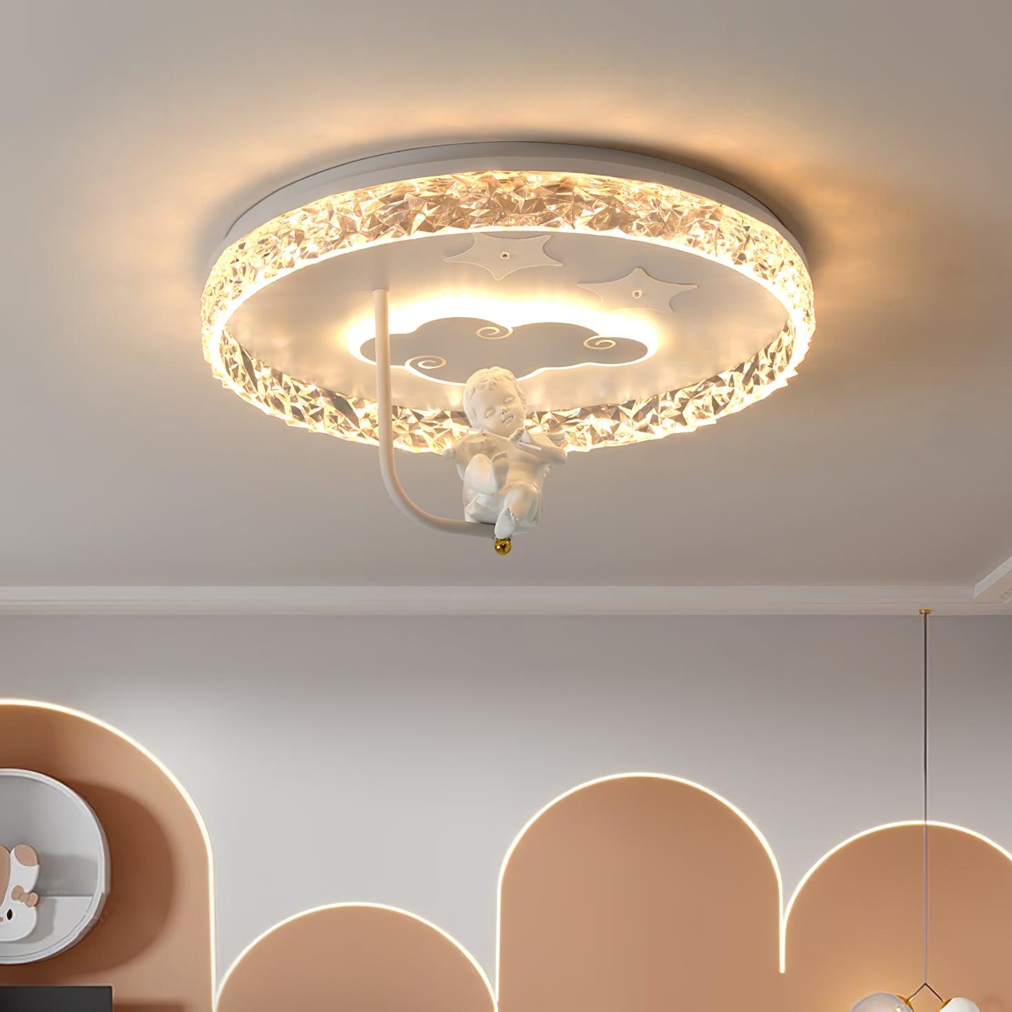 Round Carousel Children's Ceiling Lamp