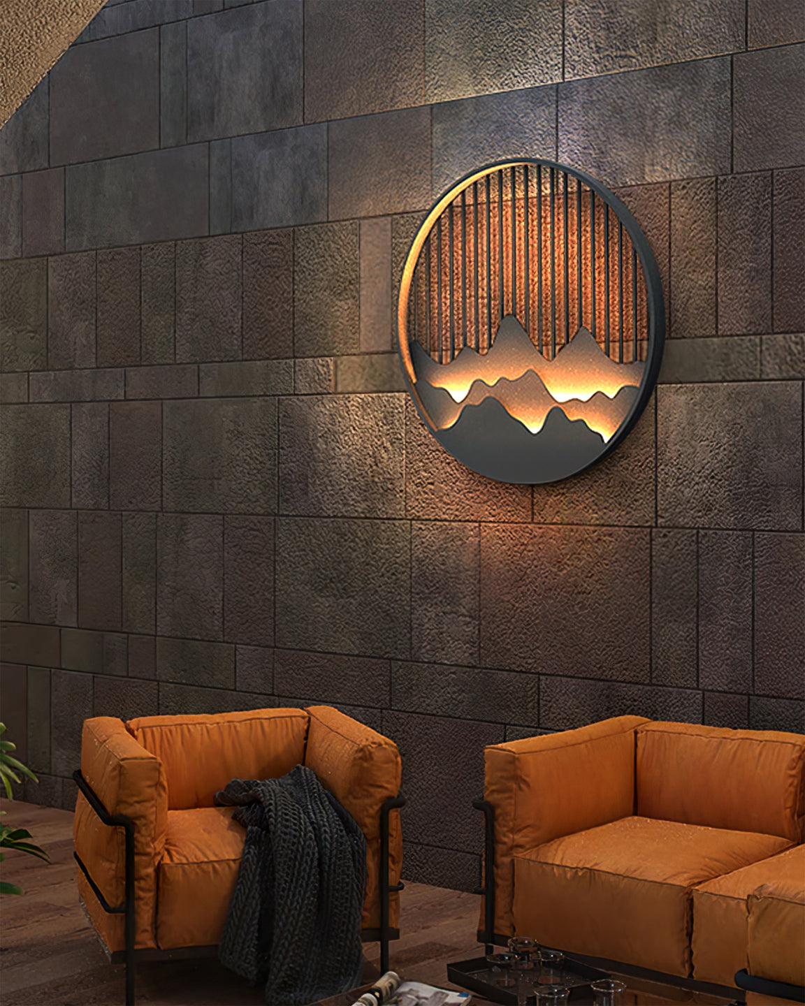 Mountain Outdoor Wall Lamp