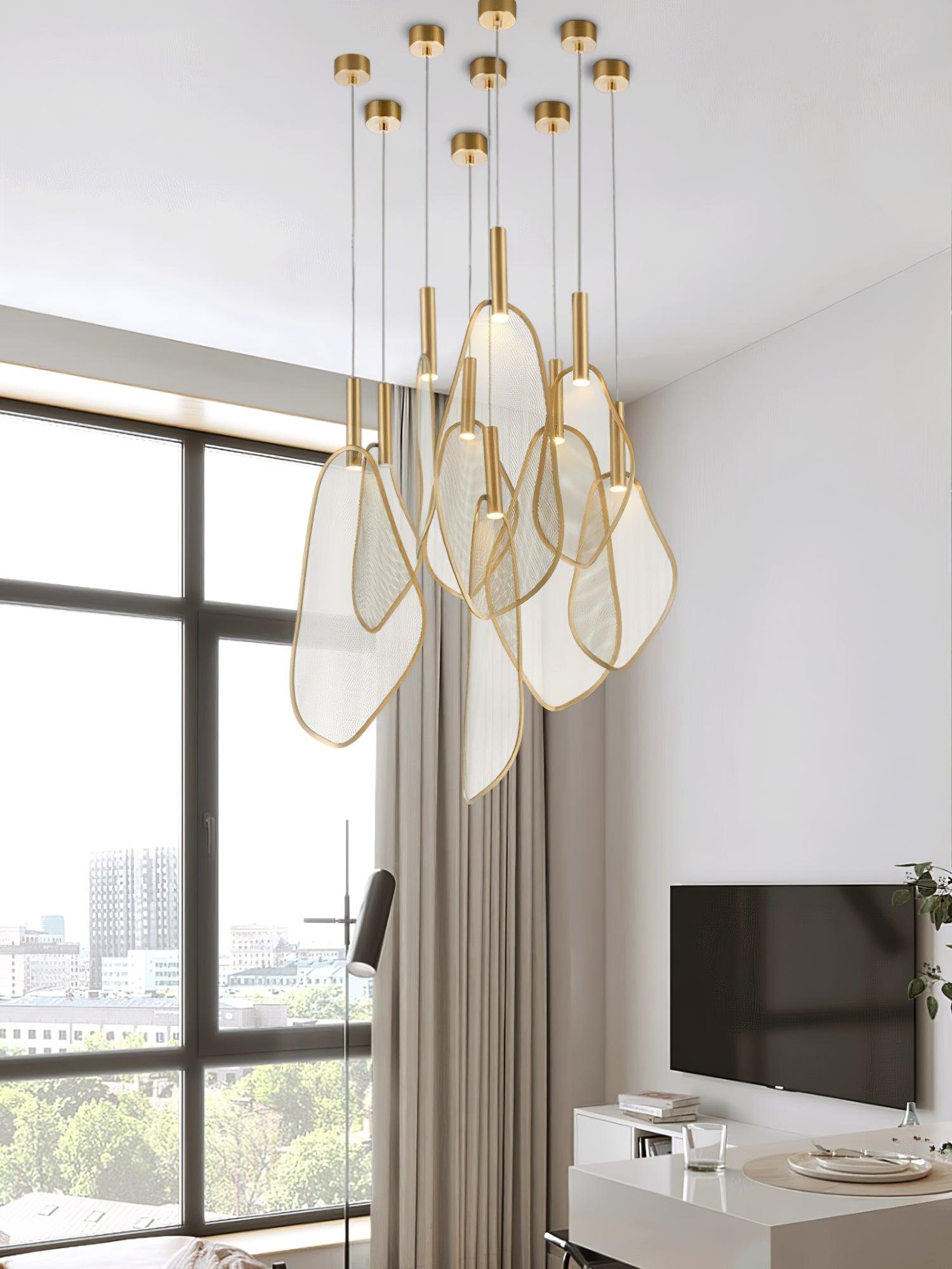 Fan Shape Pendant Light