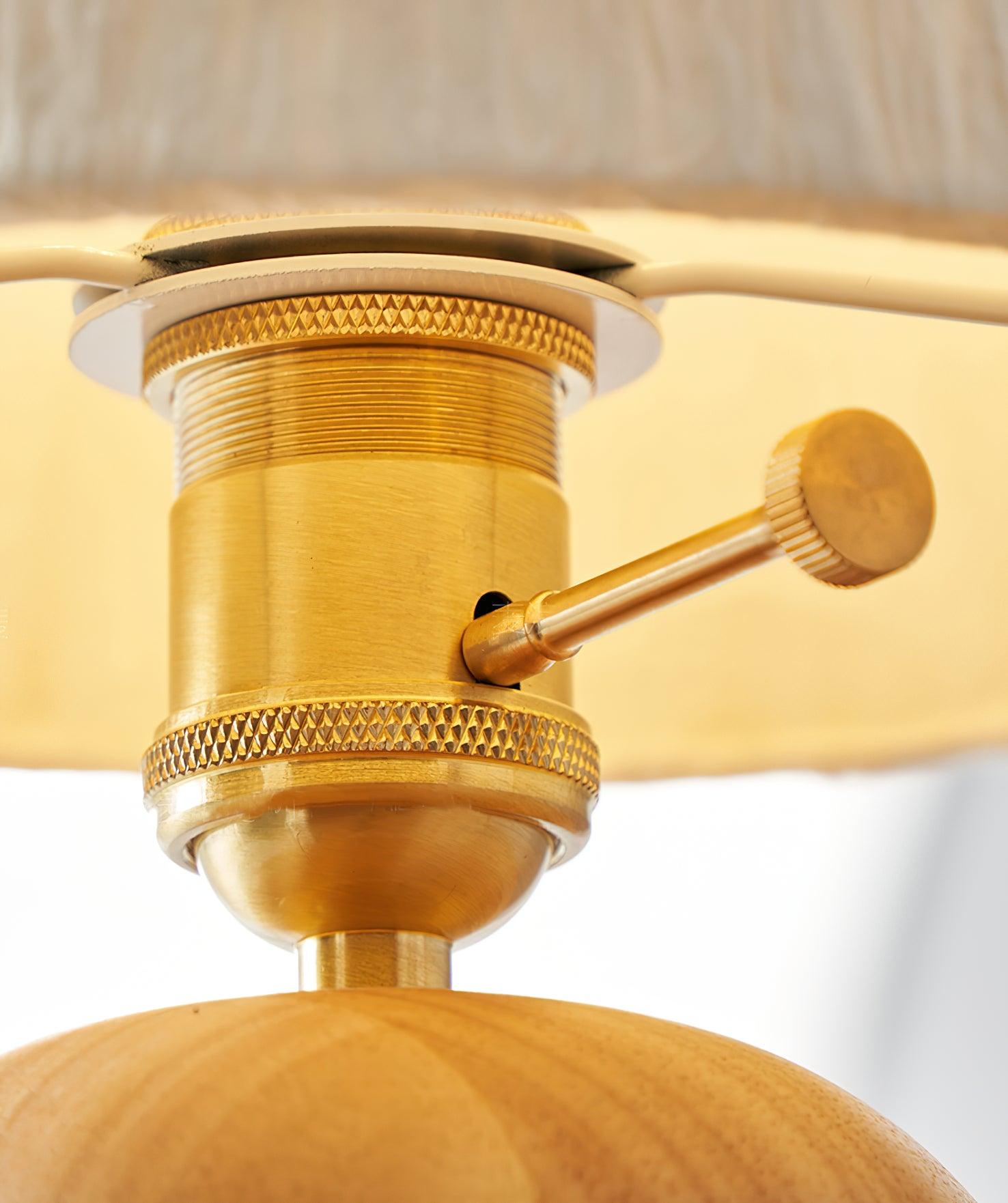 Percy Oak Table Lamp