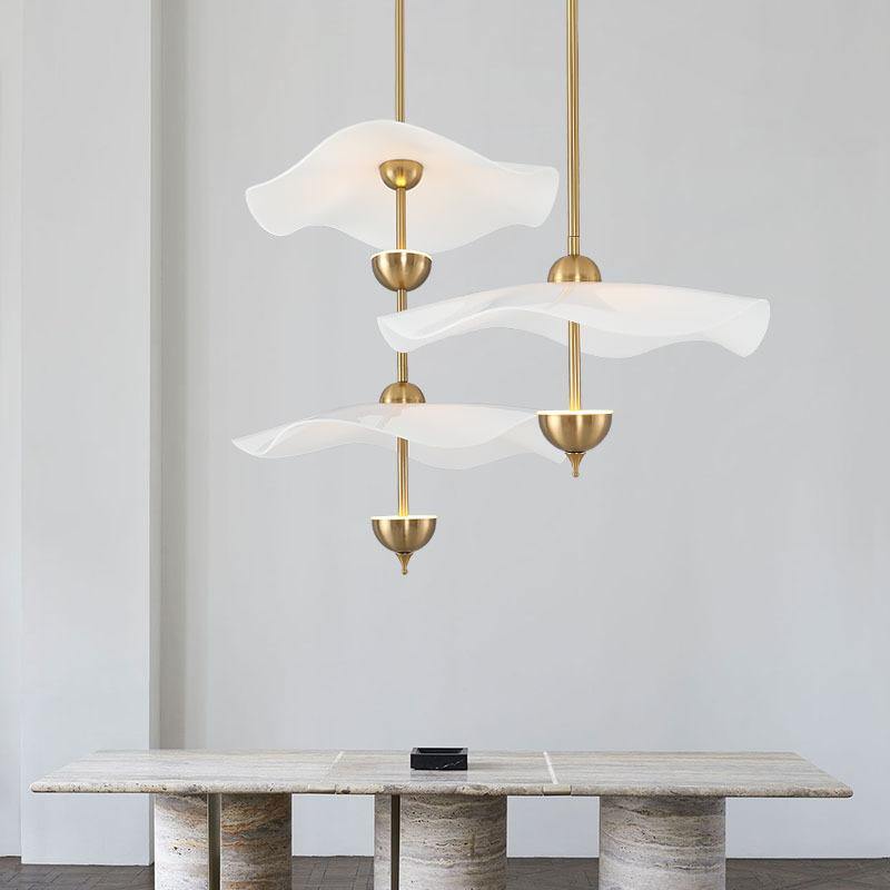 Envolee Double Biscuit Pendant Light