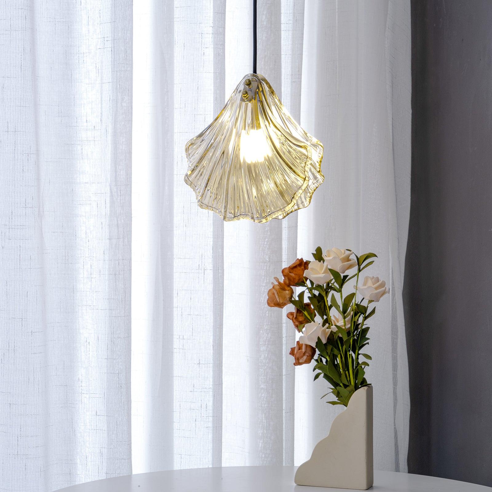 Shell Mini Pendant Swag Light