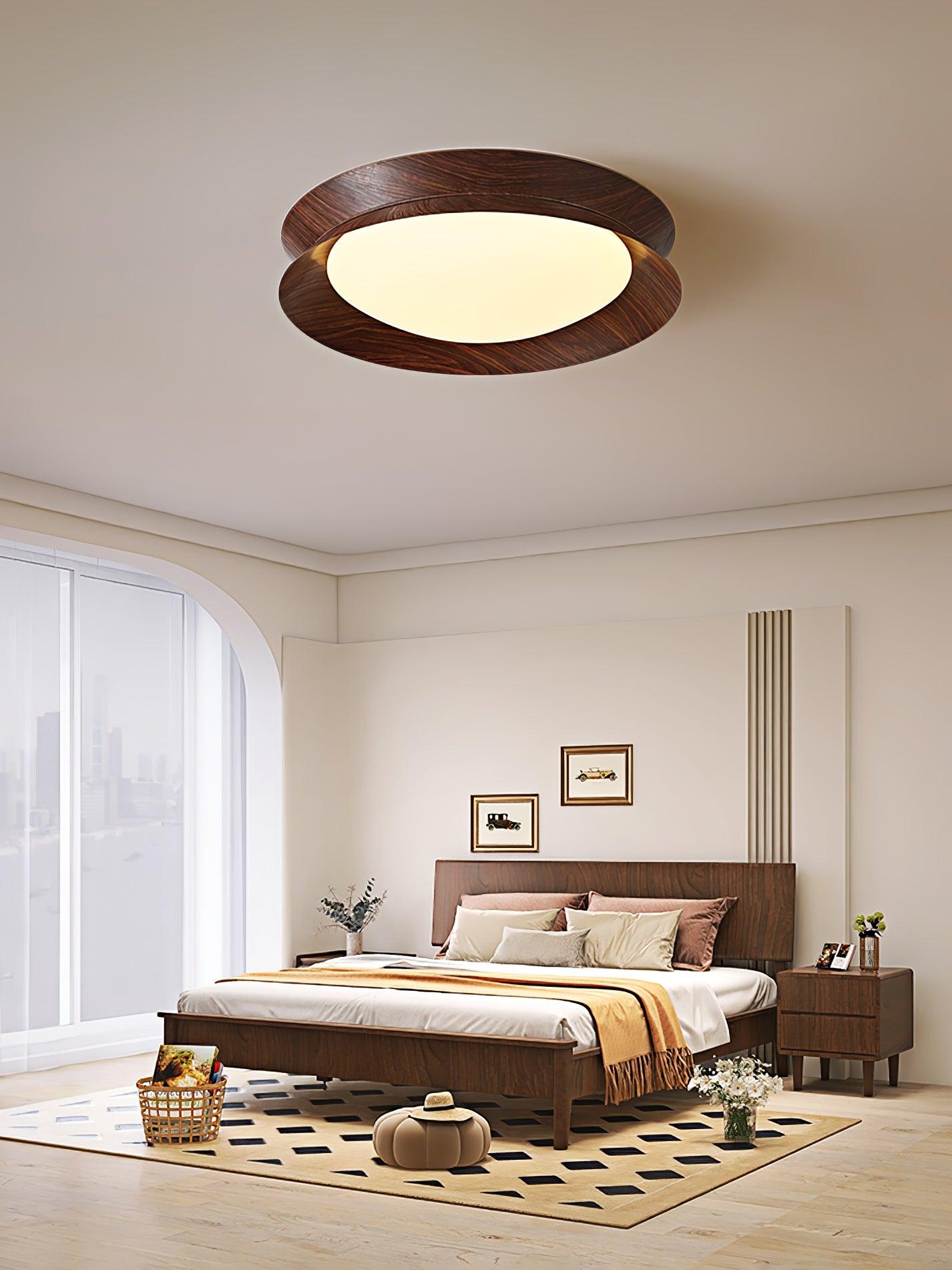 Double Half Round Ceiling Light