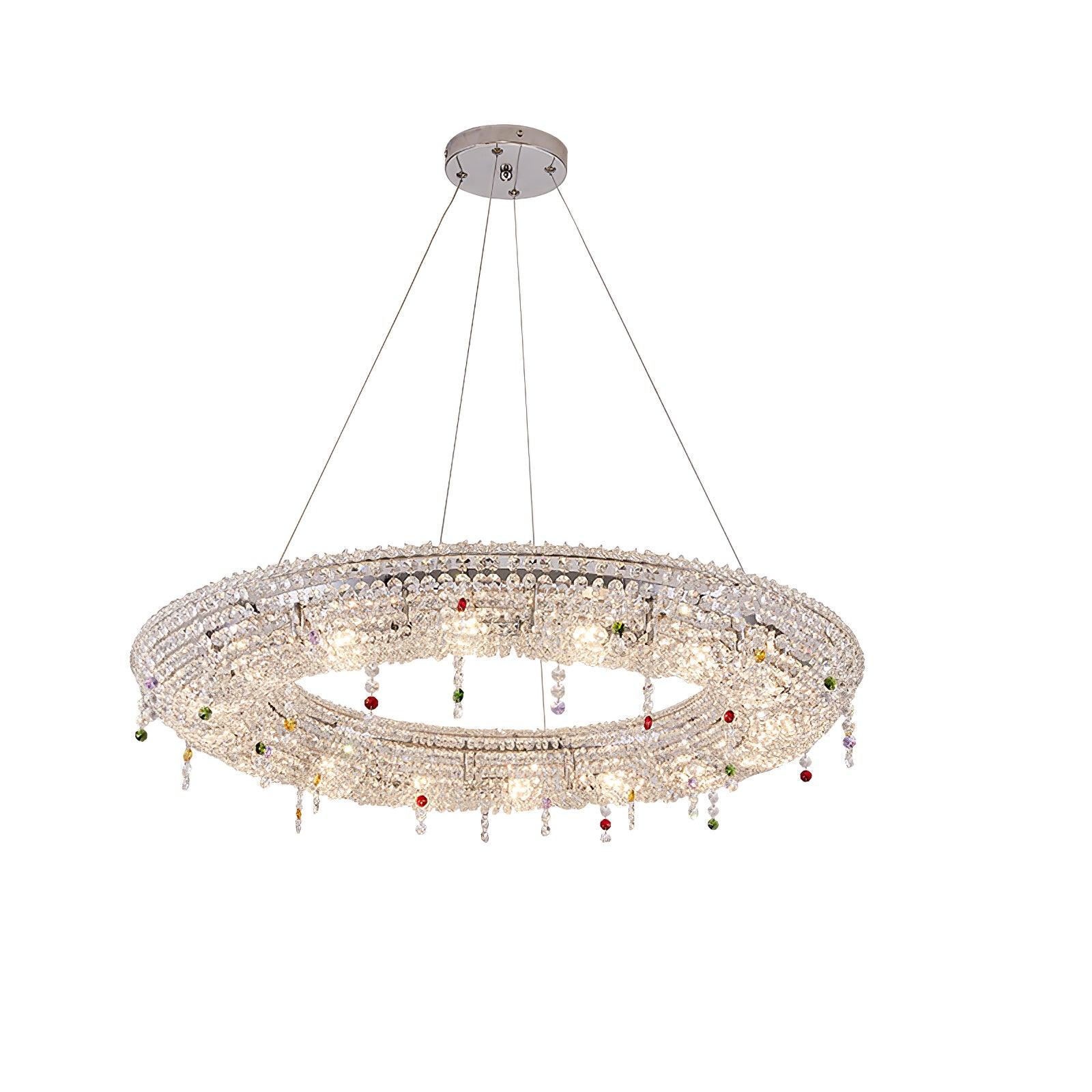 Modern Round Crystal Chandelier