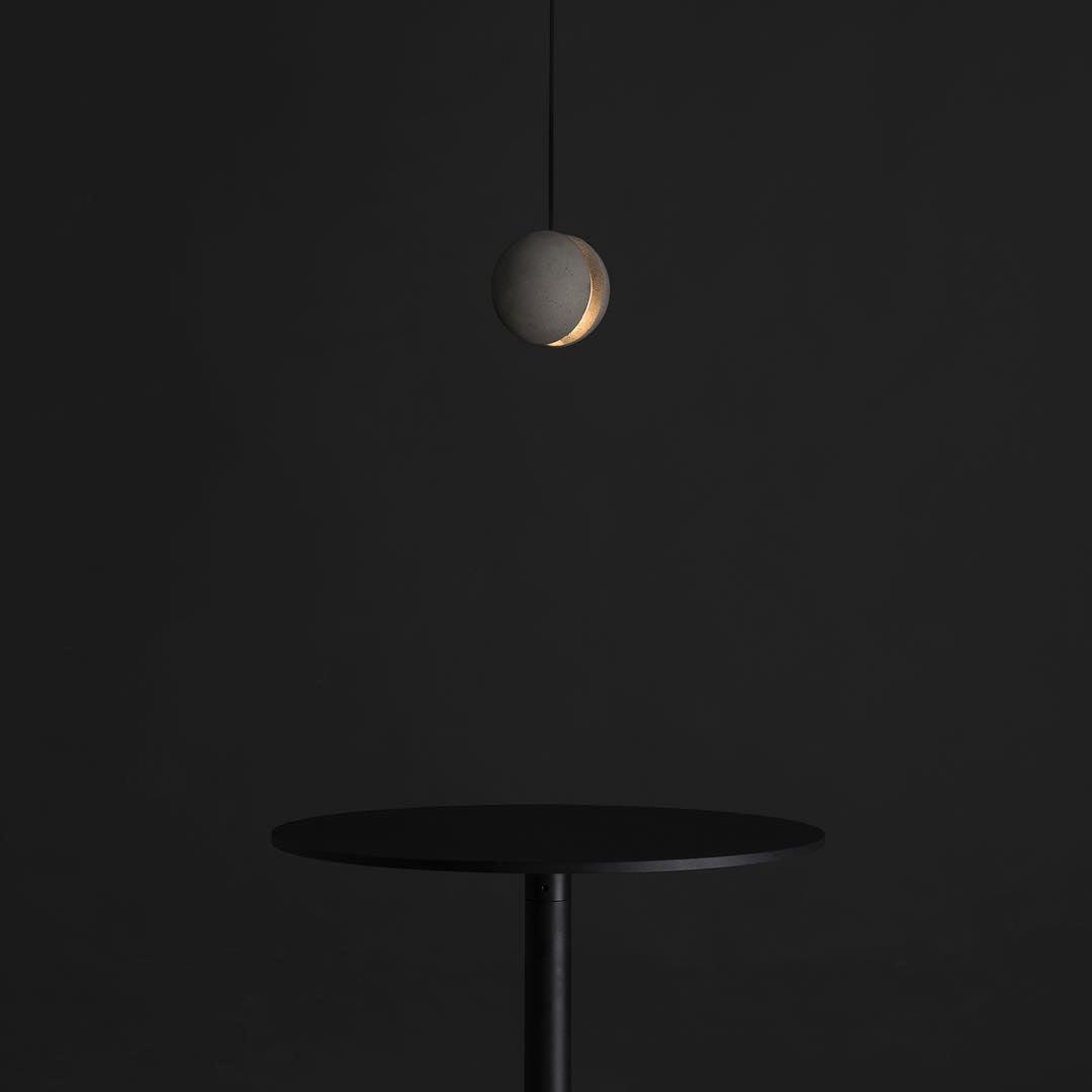 Moon Concrete Pendant Lamp