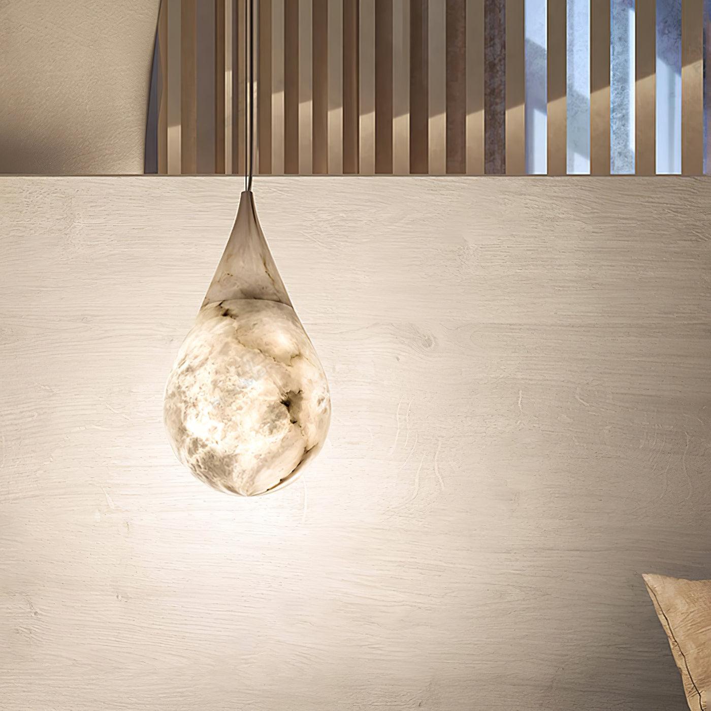 Marble Raindrop Pendant Light