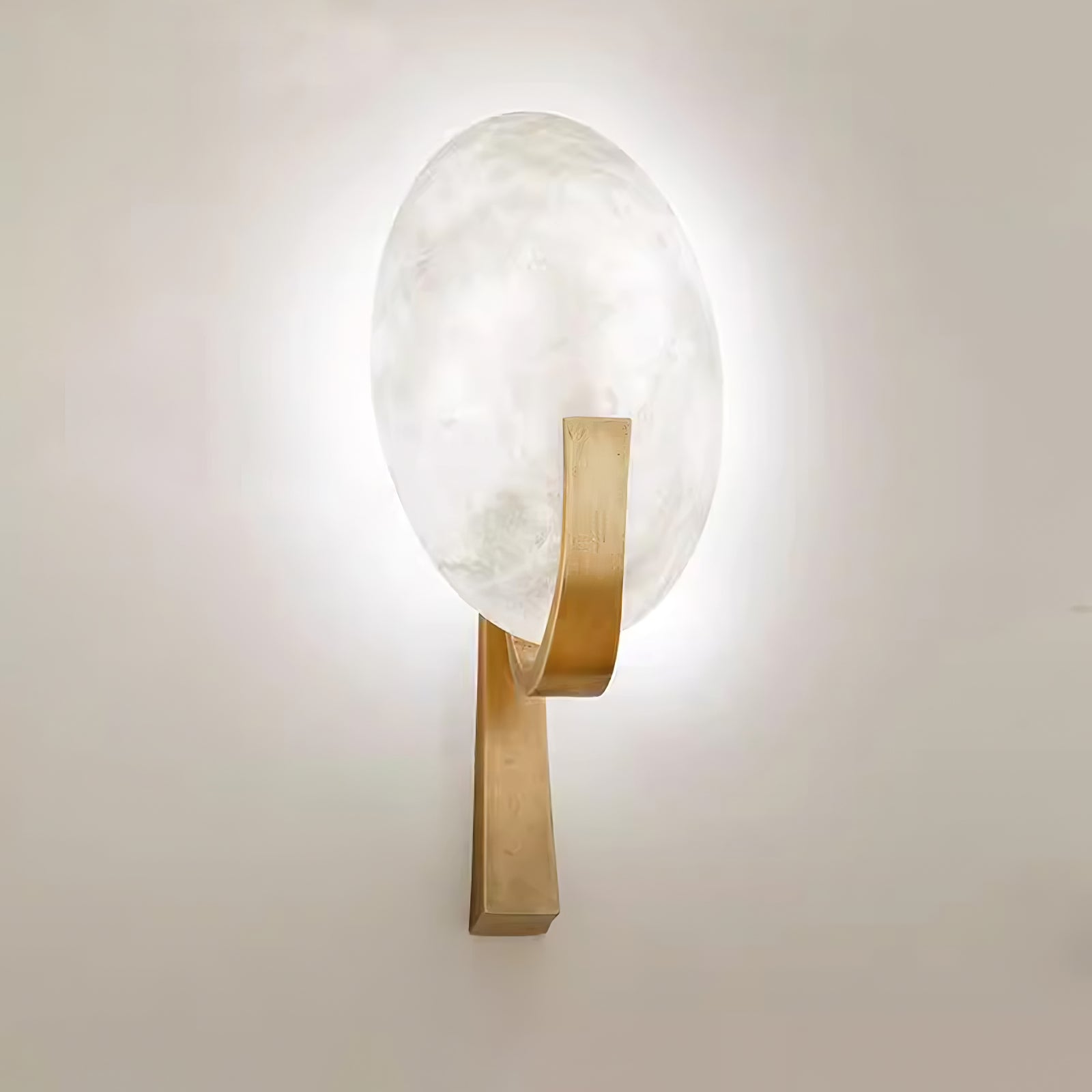 Alice Alabaster Plug-in Wall Lamp