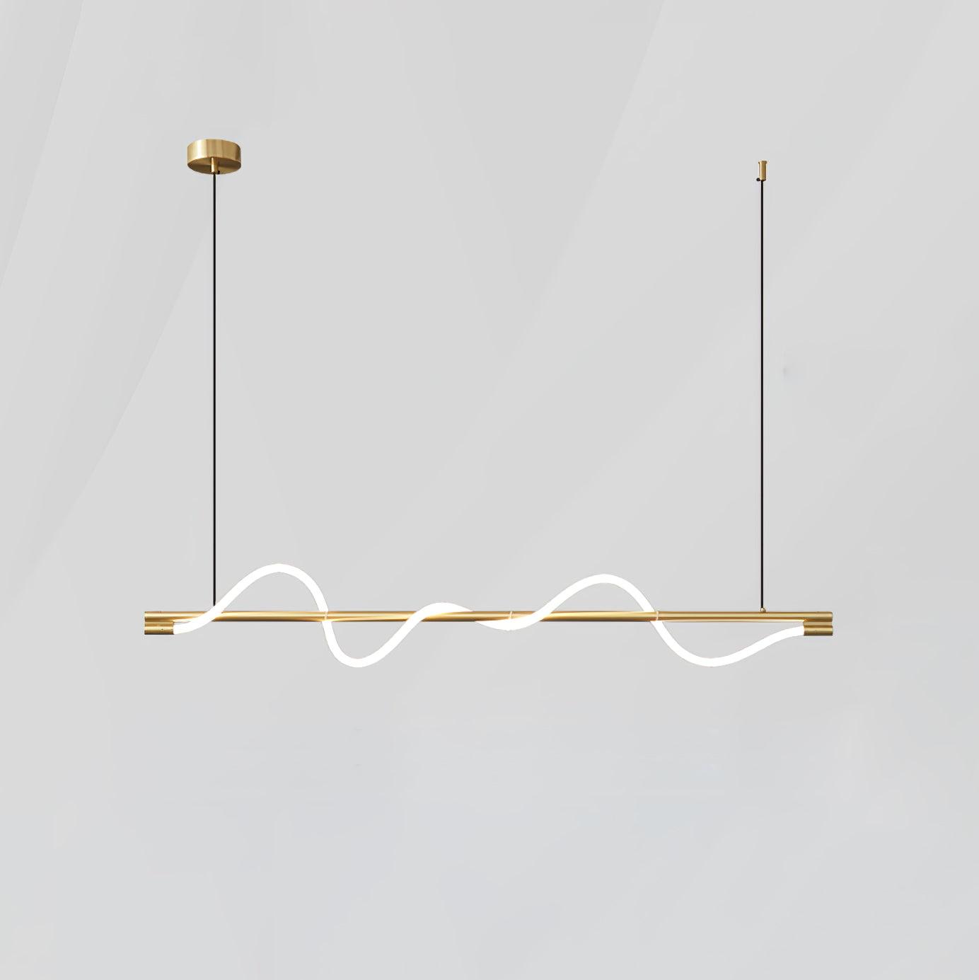 Linear Curve Island Pendant Lamp