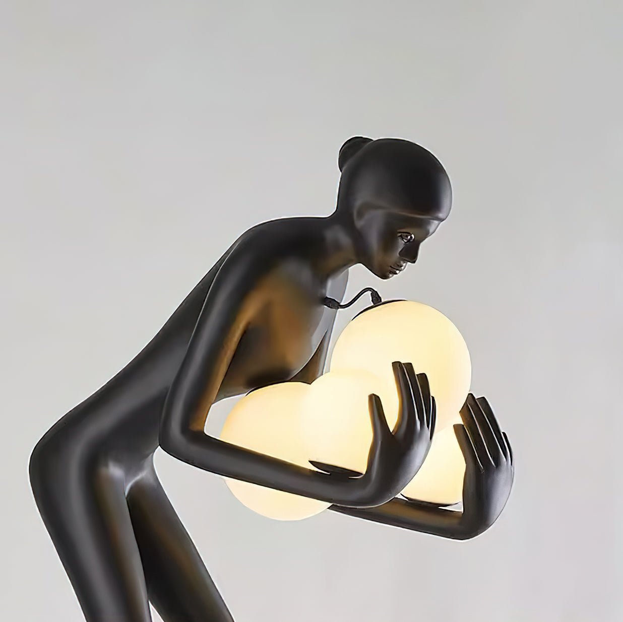 Embrace of Light Sculpture Floor Lamp