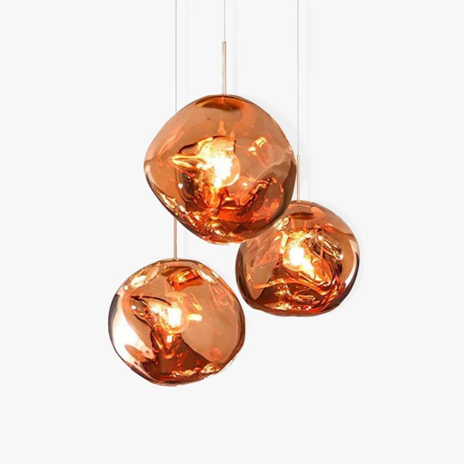 Multi Lava Round Pendant Lamp