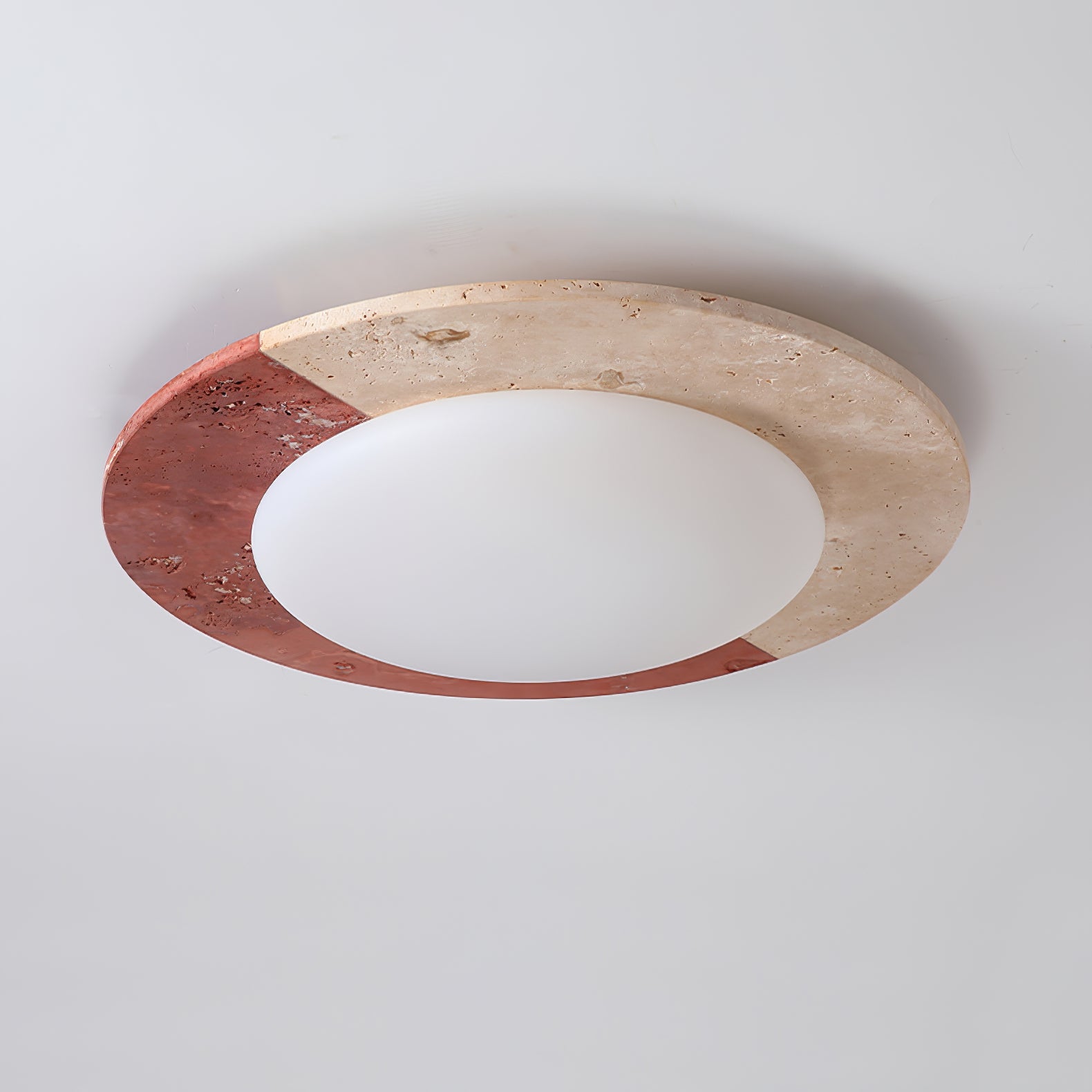 Celestial Travertine Ceiling Lamp