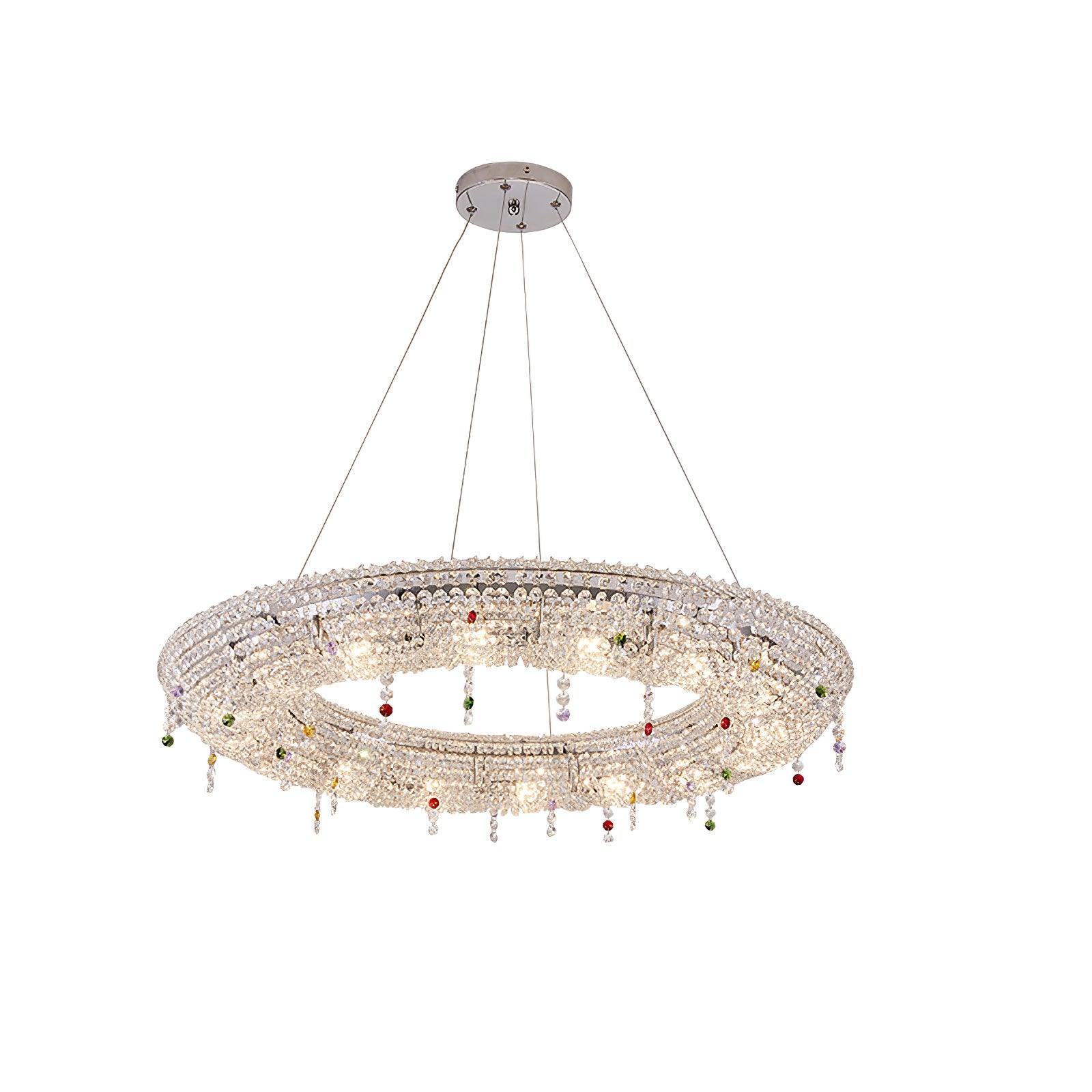 Modern Round Crystal Chandelier