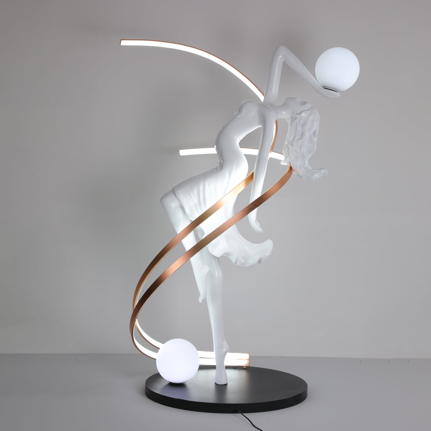 Misha Goddess Statue Floor Lamp