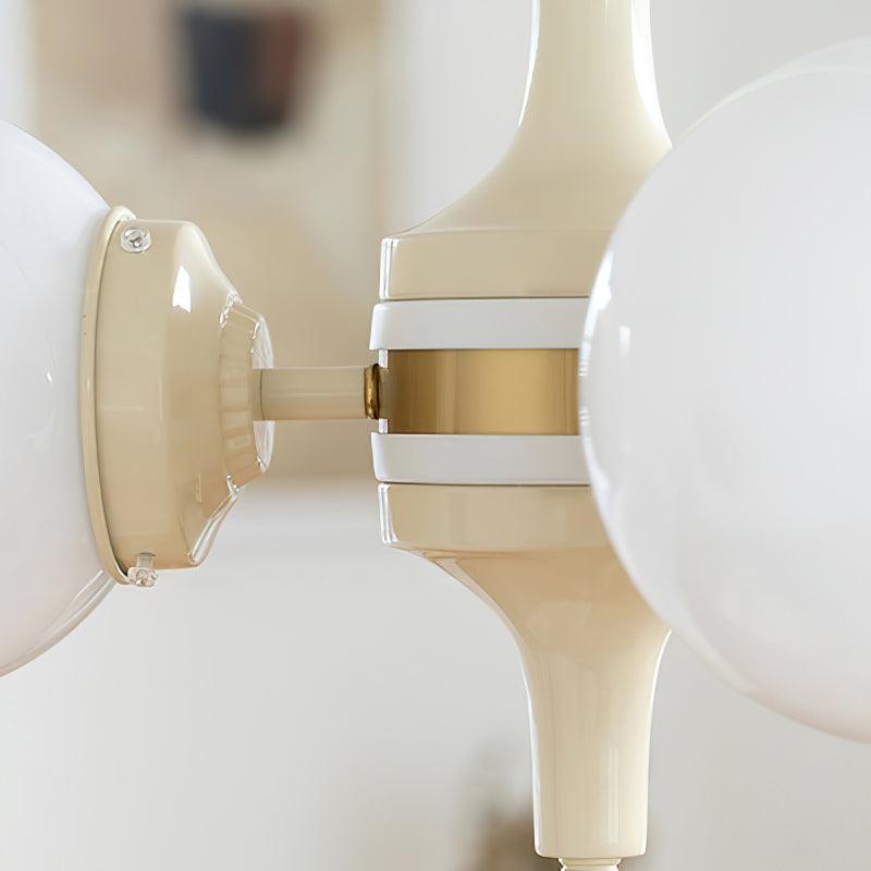 Cream Ball Chandelier