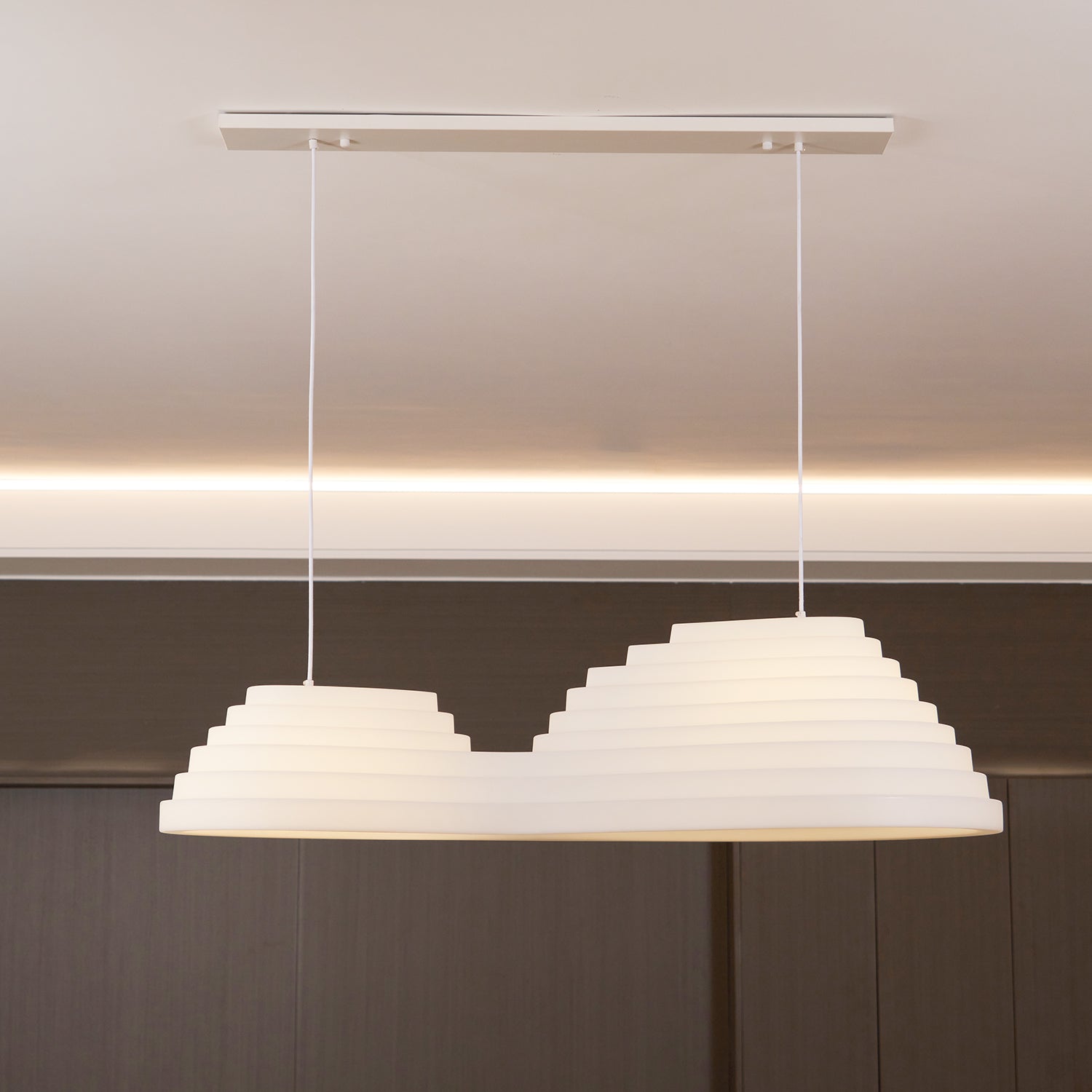 Rice Field Acoustic Acrylic Pendant Lamp