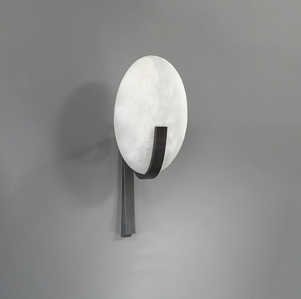 Alice Alabaster Plug-in Wall Lamp