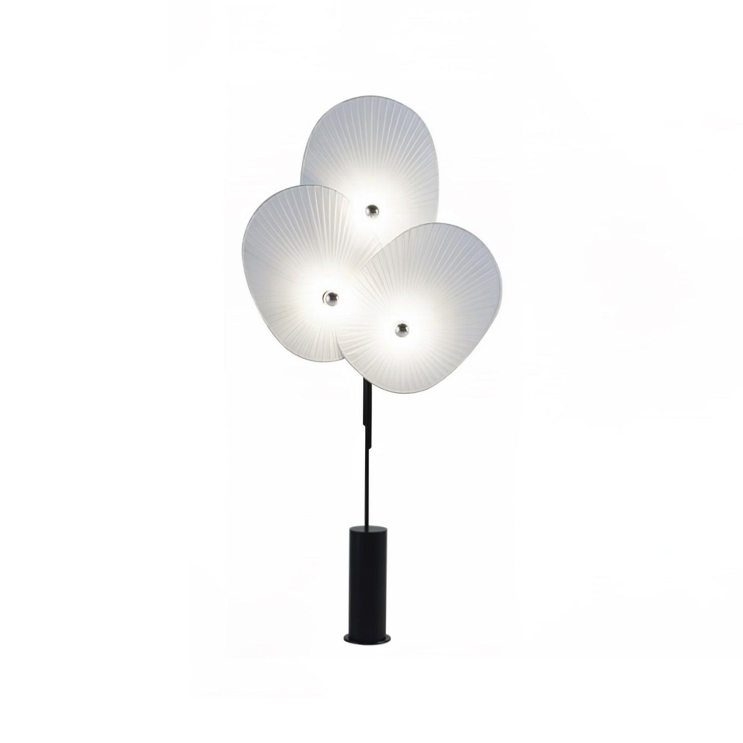 Triple Floral Floor Lamp