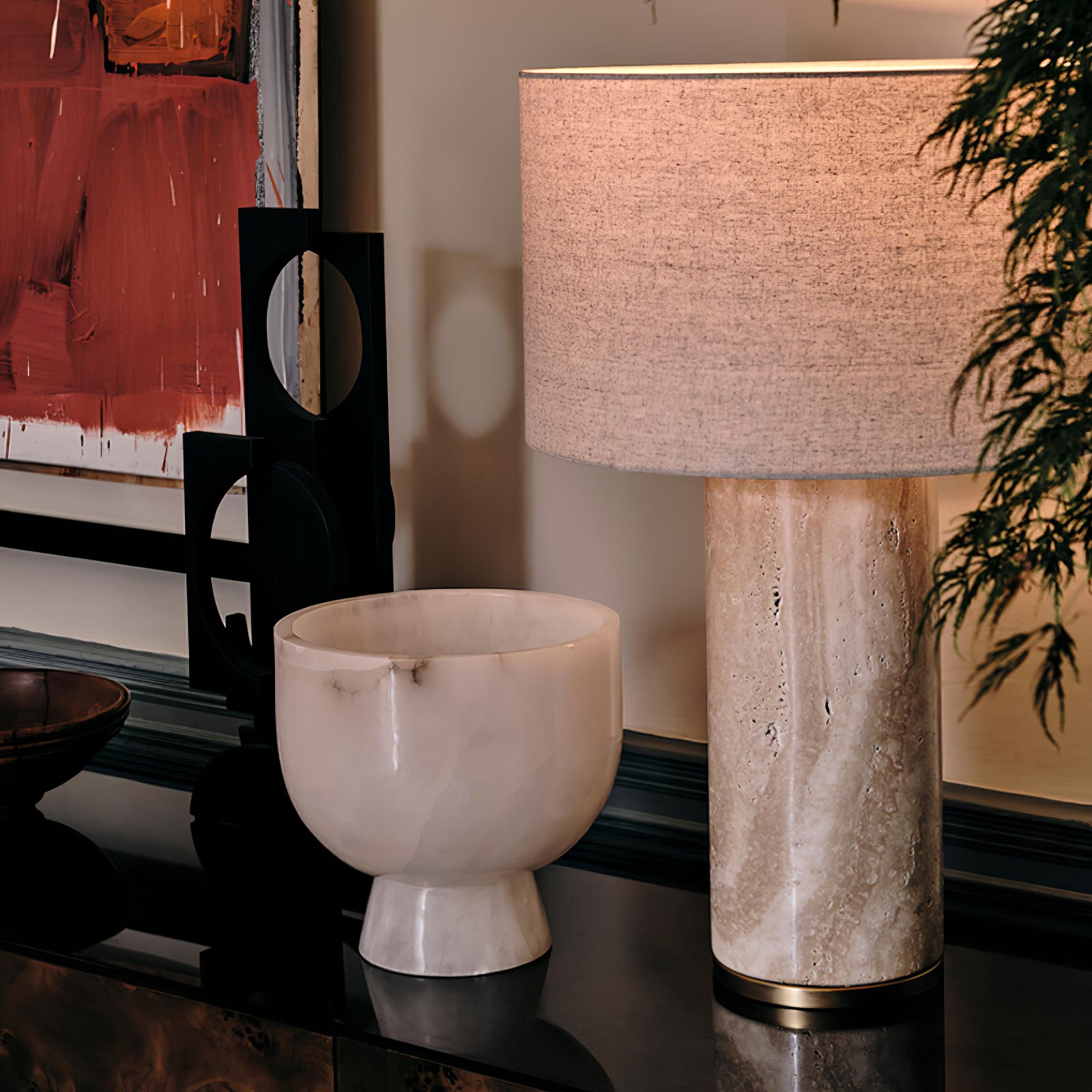 Aria Stone Table Lamp