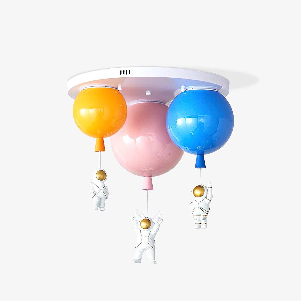 Astronaut Glossy Balloon Ceiling Lamp