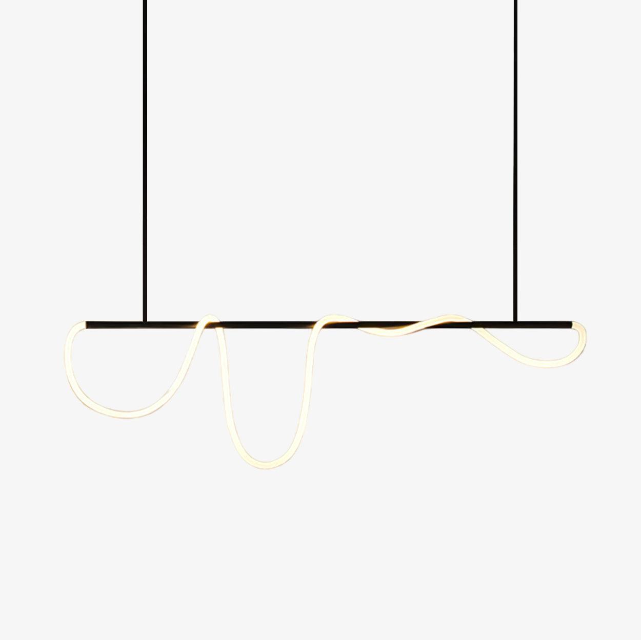 Flexible Linear Curve Chandelier